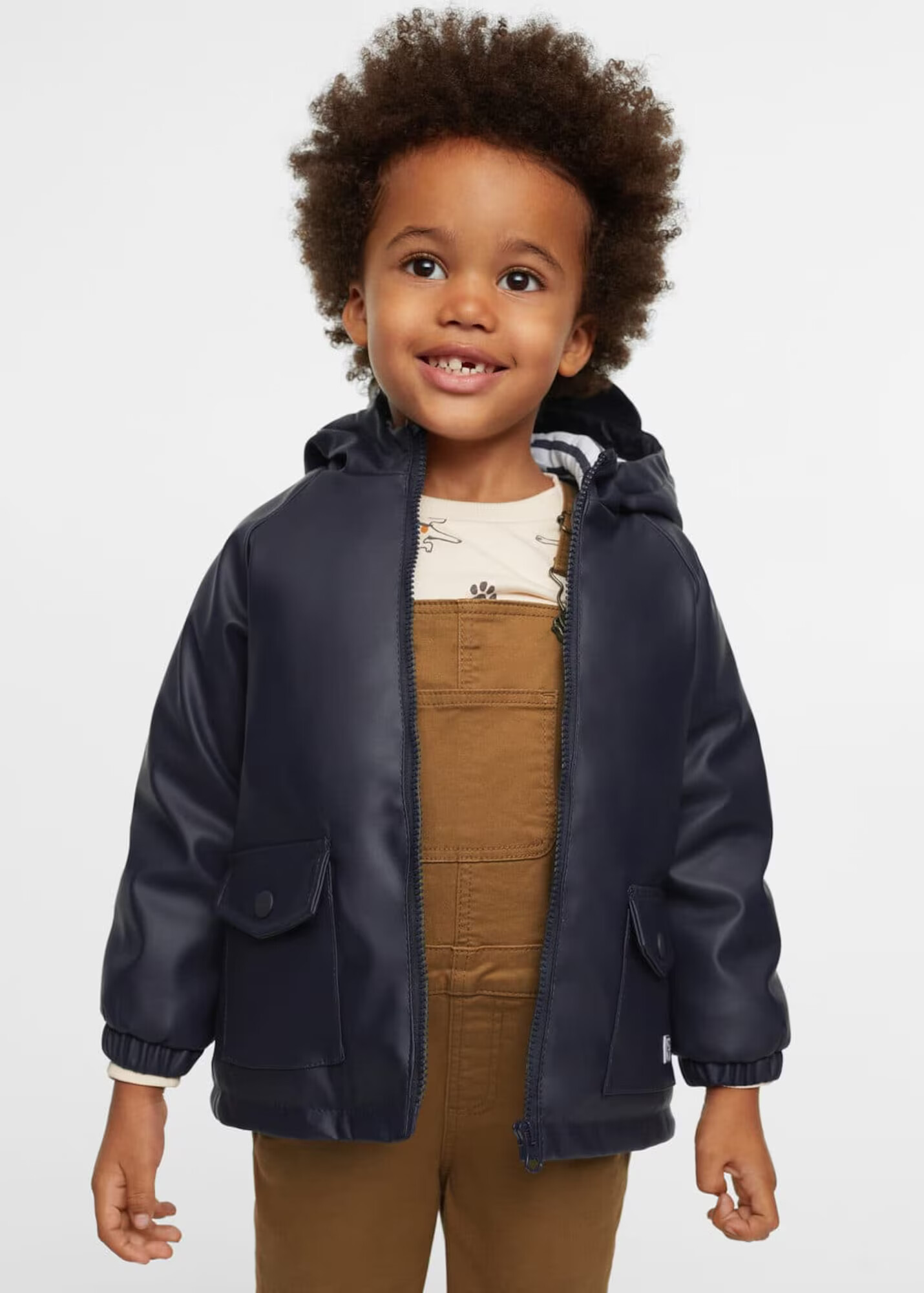 MANGO KIDS Palton bleumarin - Pled.ro