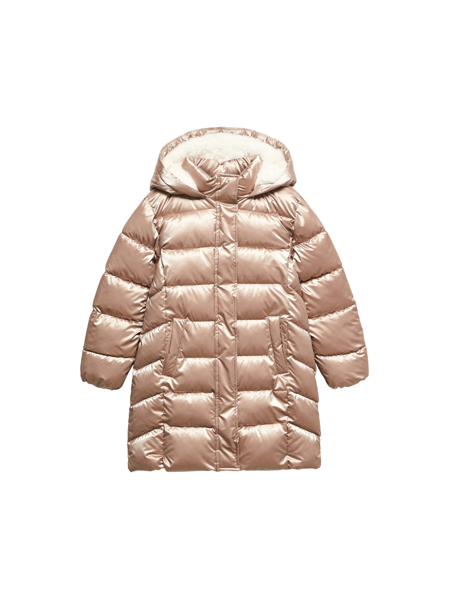 MANGO KIDS Palton 'Rachel' bronz / auriu / auriu - roz - Pled.ro