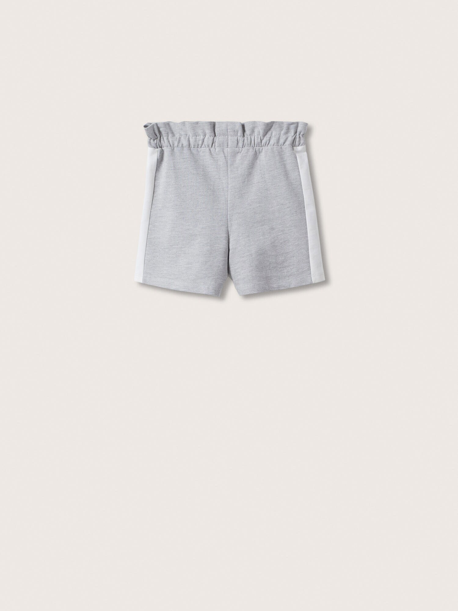 MANGO KIDS Pantaloni 'ALBA' gri / alb - Pled.ro