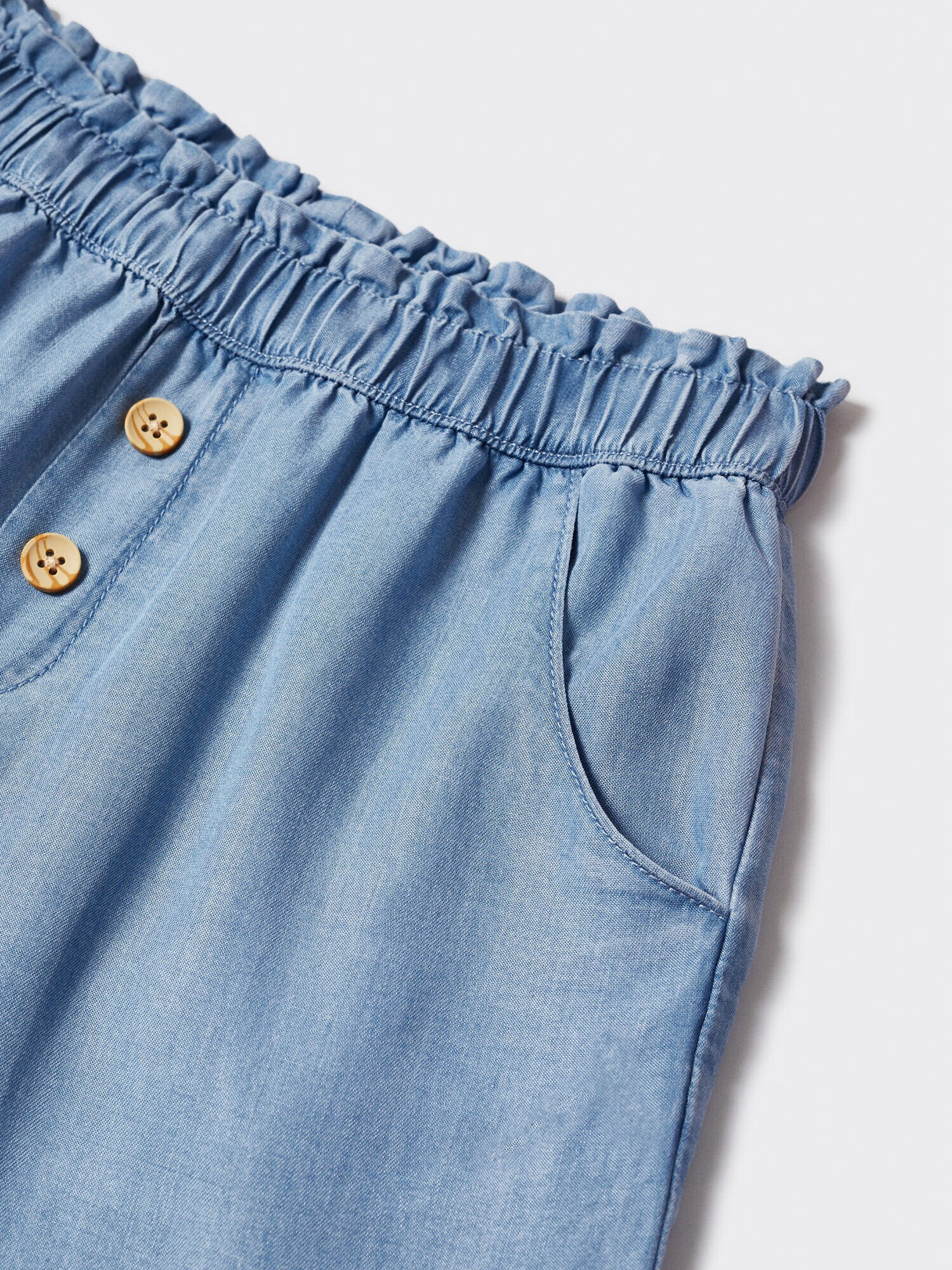 MANGO KIDS Pantaloni 'Fernanda' albastru denim - Pled.ro