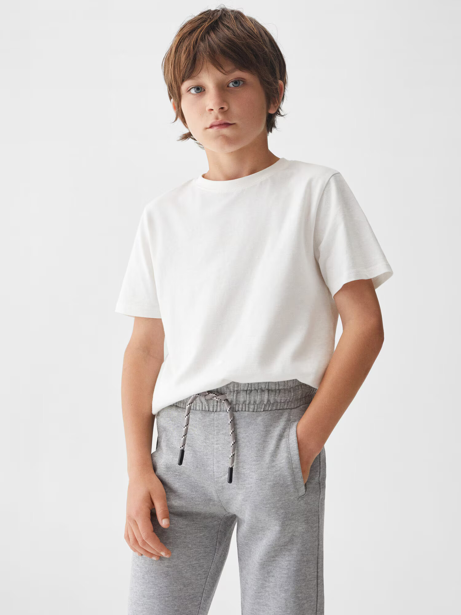 MANGO KIDS Pantaloni 'FRANCIA 5' gri amestecat - Pled.ro