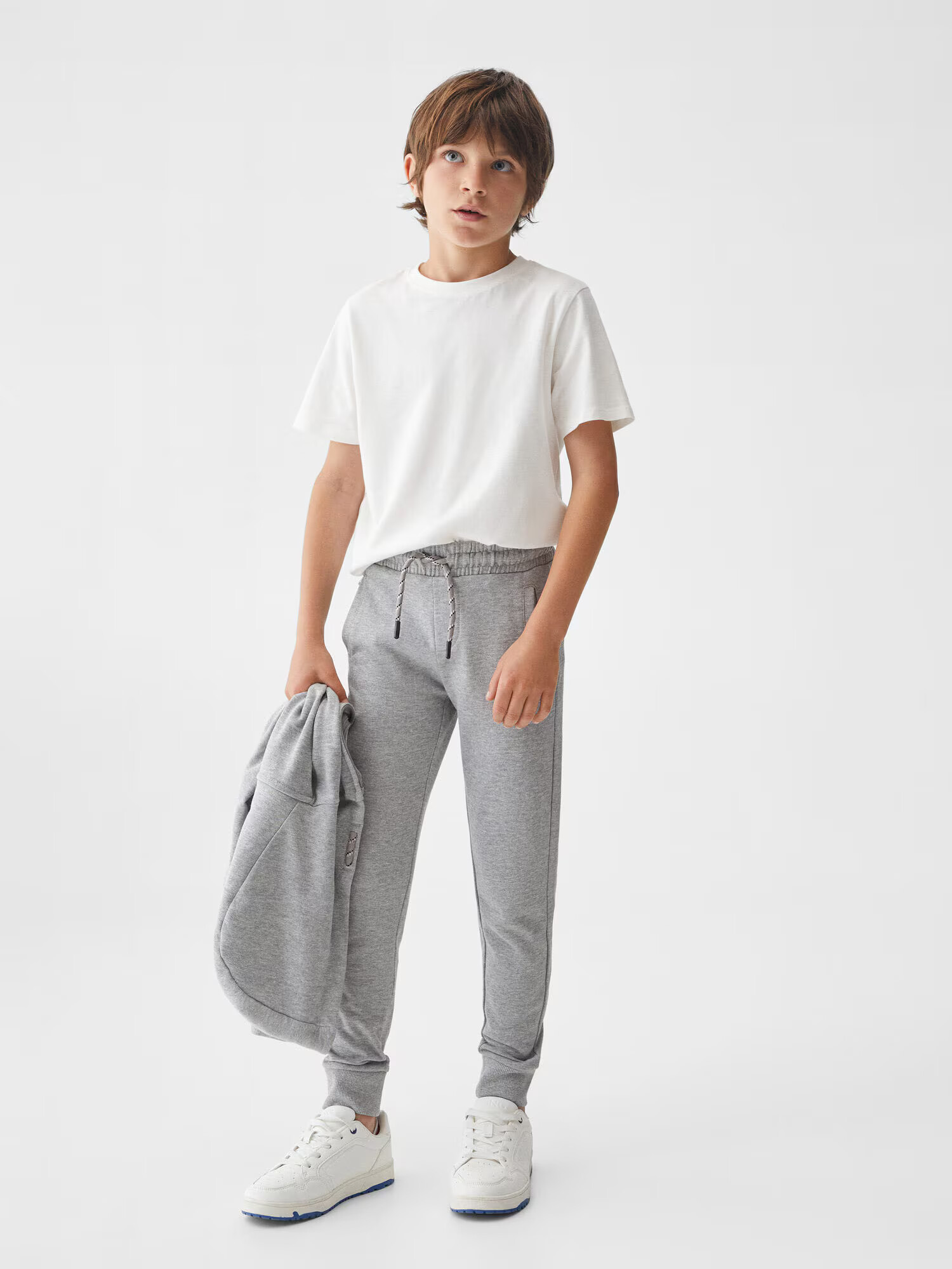 MANGO KIDS Pantaloni 'FRANCIA 5' gri amestecat - Pled.ro