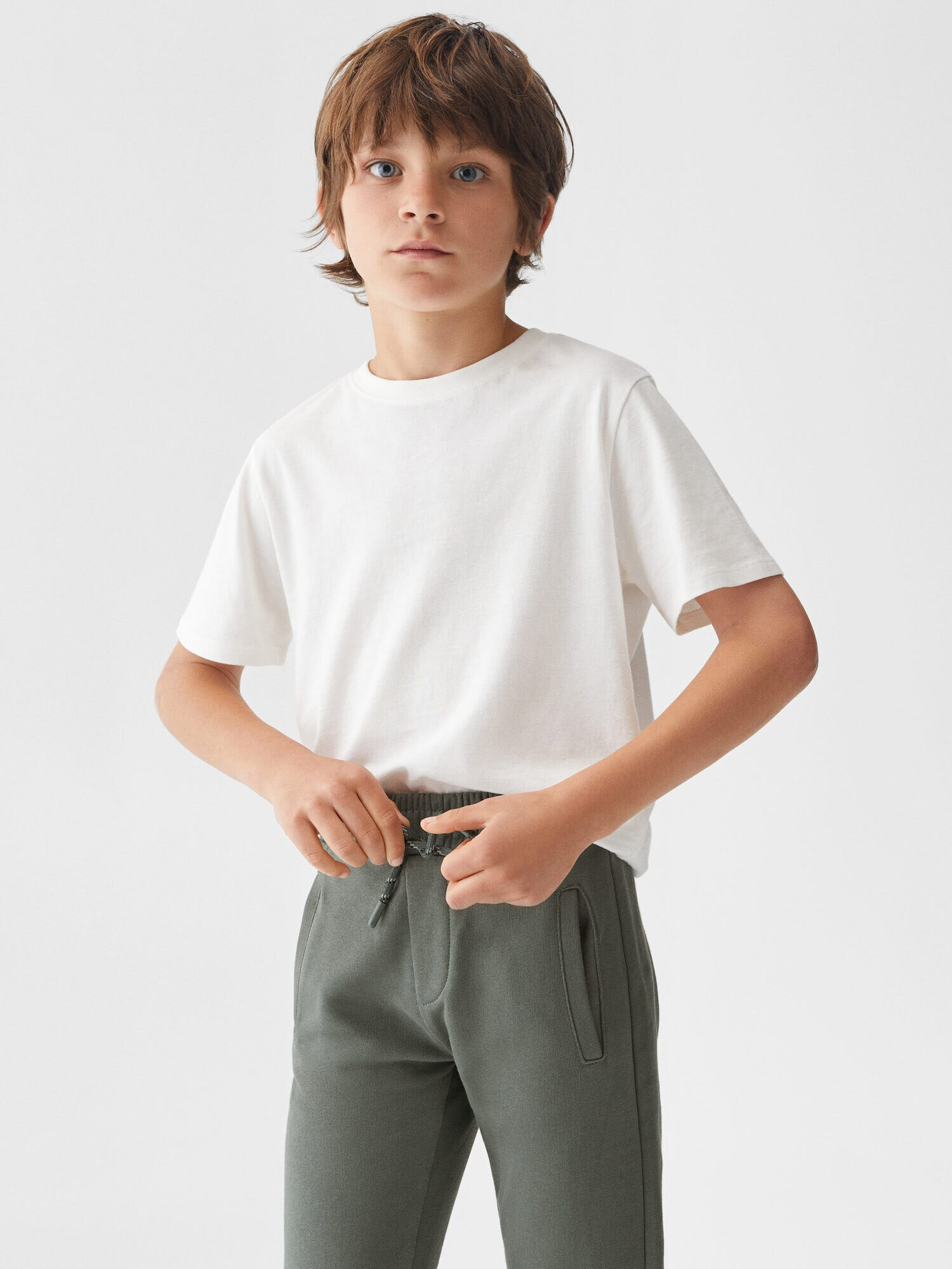 MANGO KIDS Pantaloni 'FRANCIA5' kaki - Pled.ro