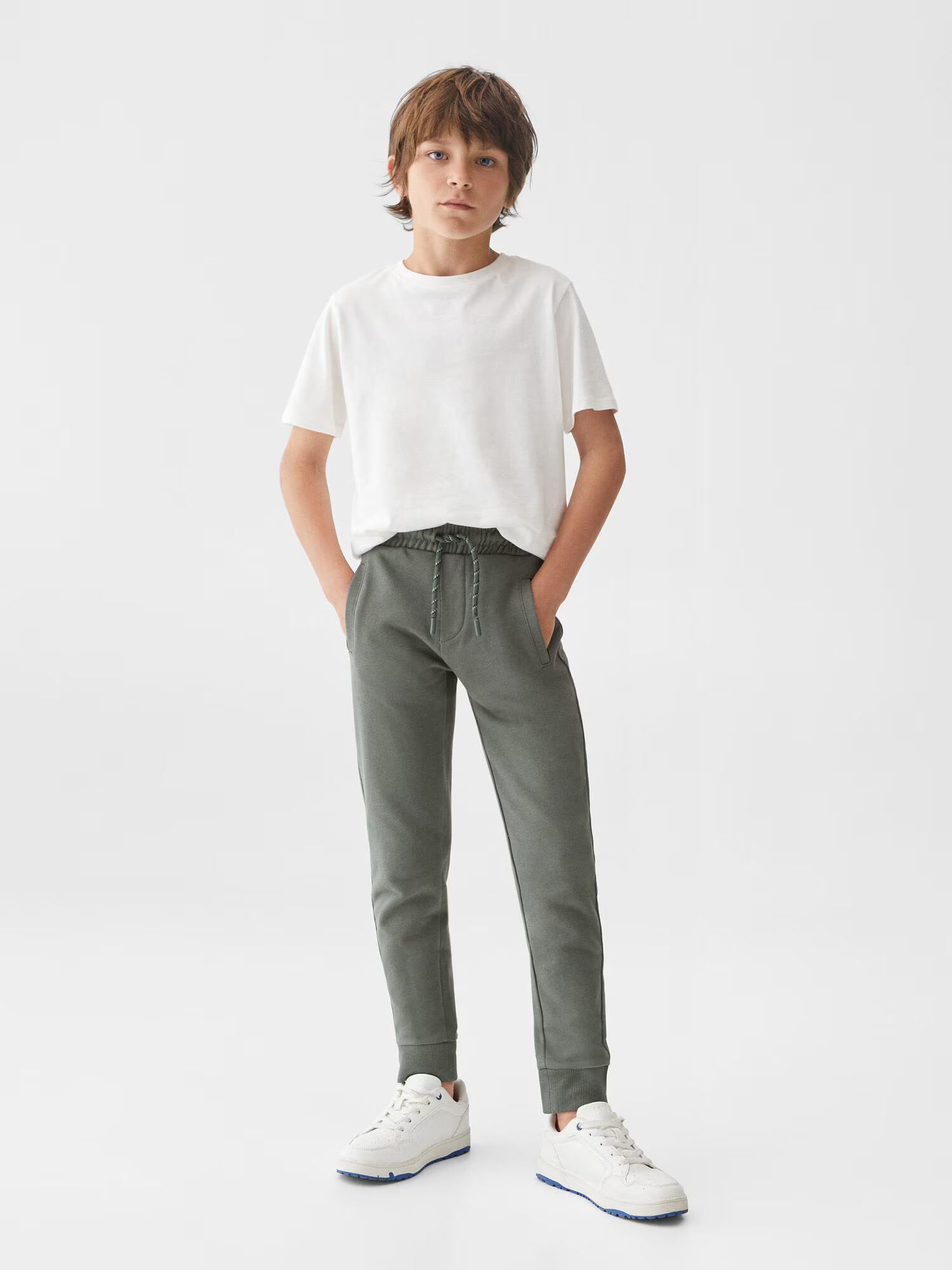 MANGO KIDS Pantaloni 'FRANCIA5' kaki - Pled.ro