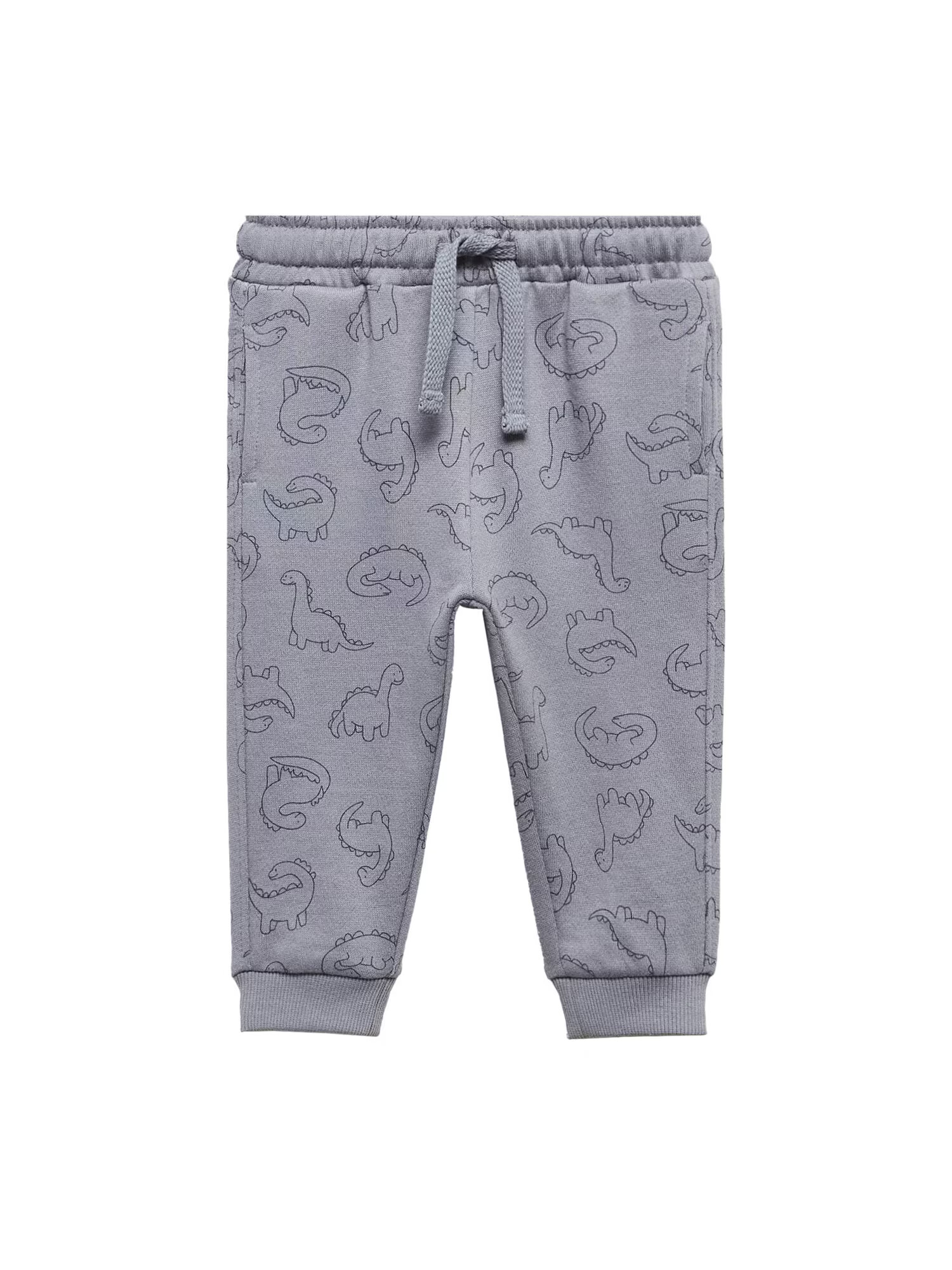 MANGO KIDS Pantaloni gri / negru - Pled.ro