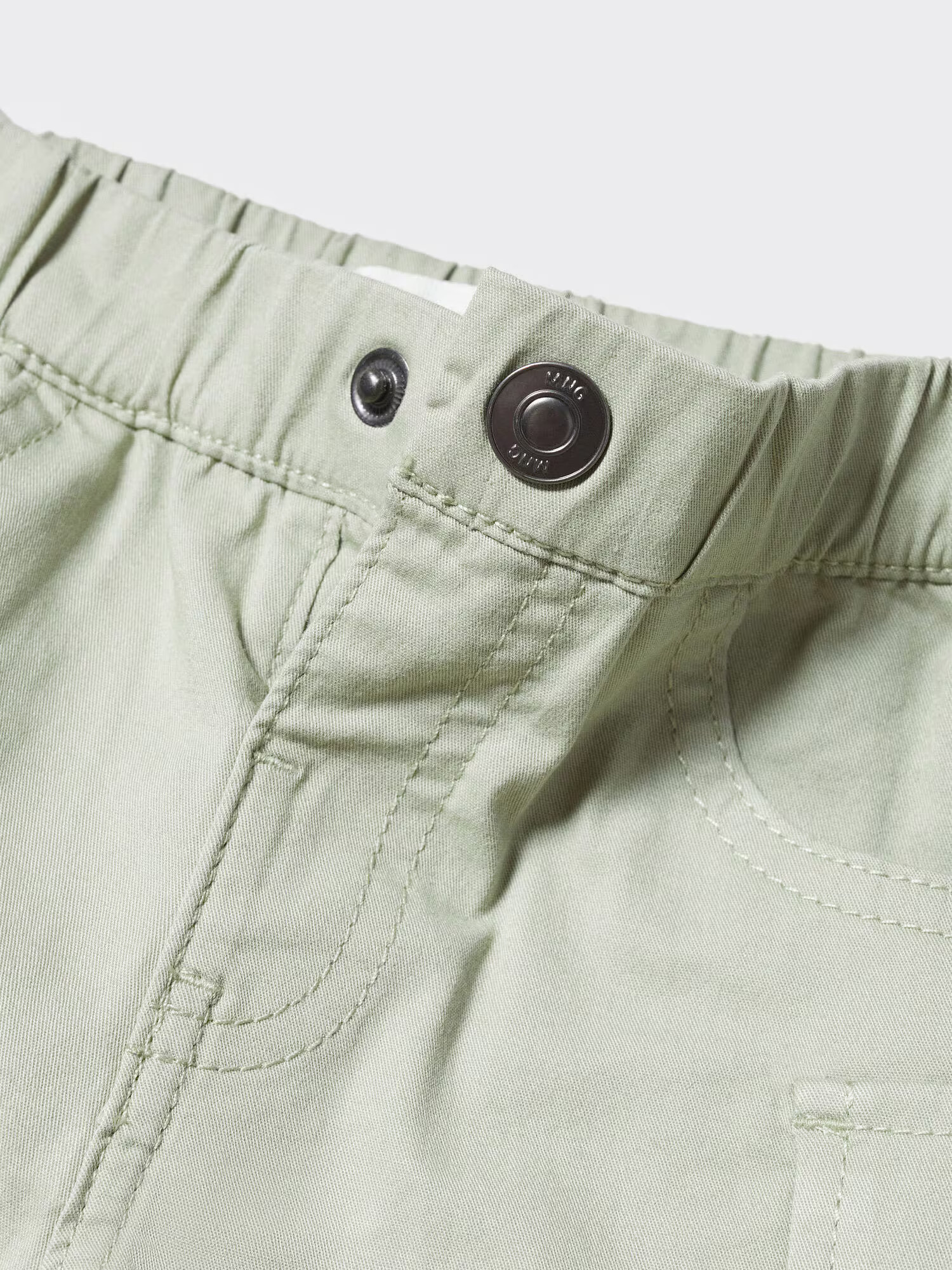 MANGO KIDS Pantaloni 'Lisboa' verde pastel - Pled.ro