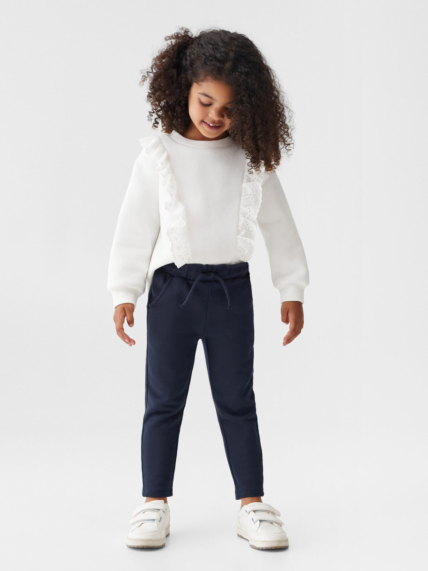 MANGO KIDS Pantaloni 'VIENAB' bleumarin - Pled.ro