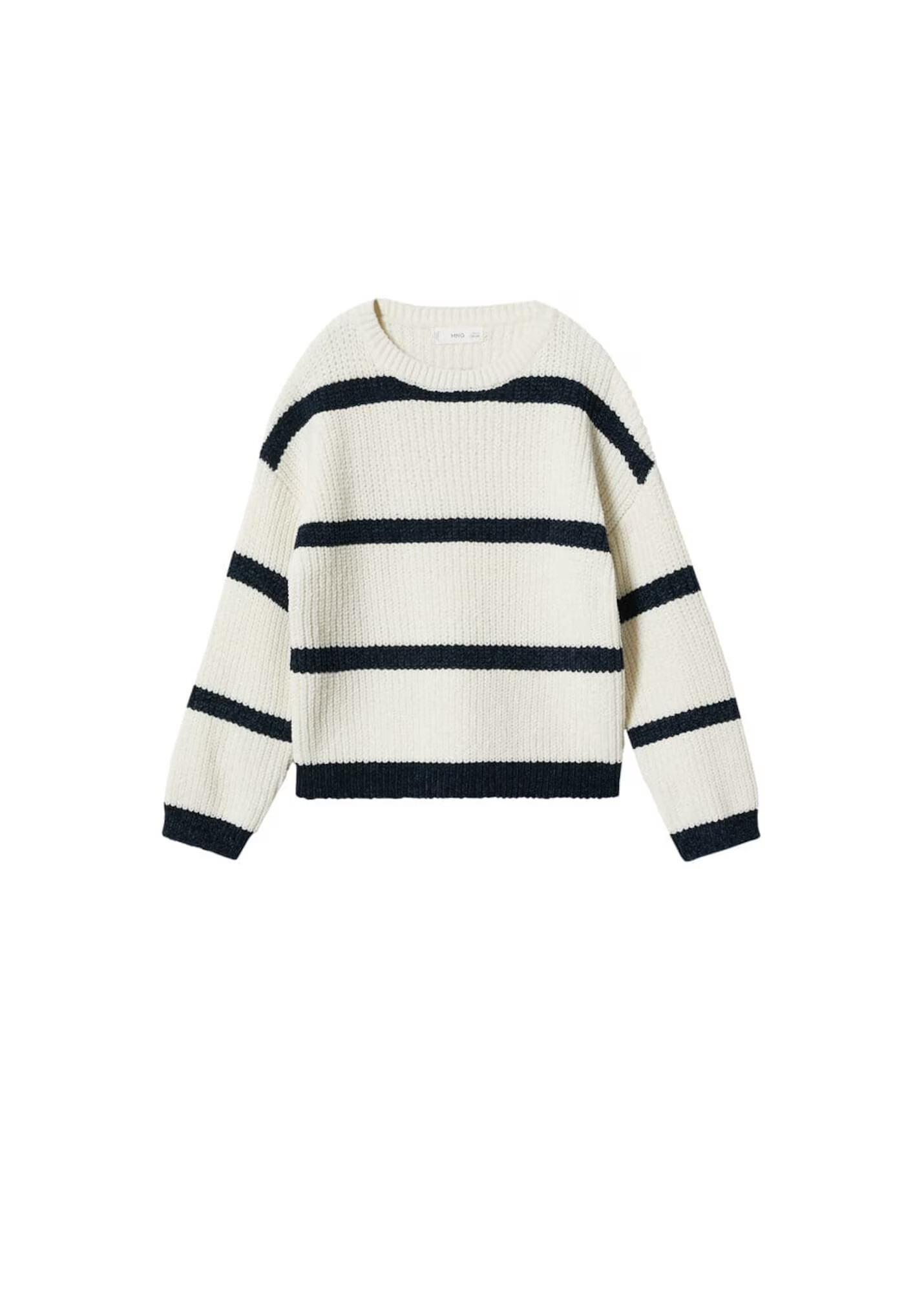 MANGO KIDS Pulover 'Maria' albastru cobalt / alb murdar - Pled.ro