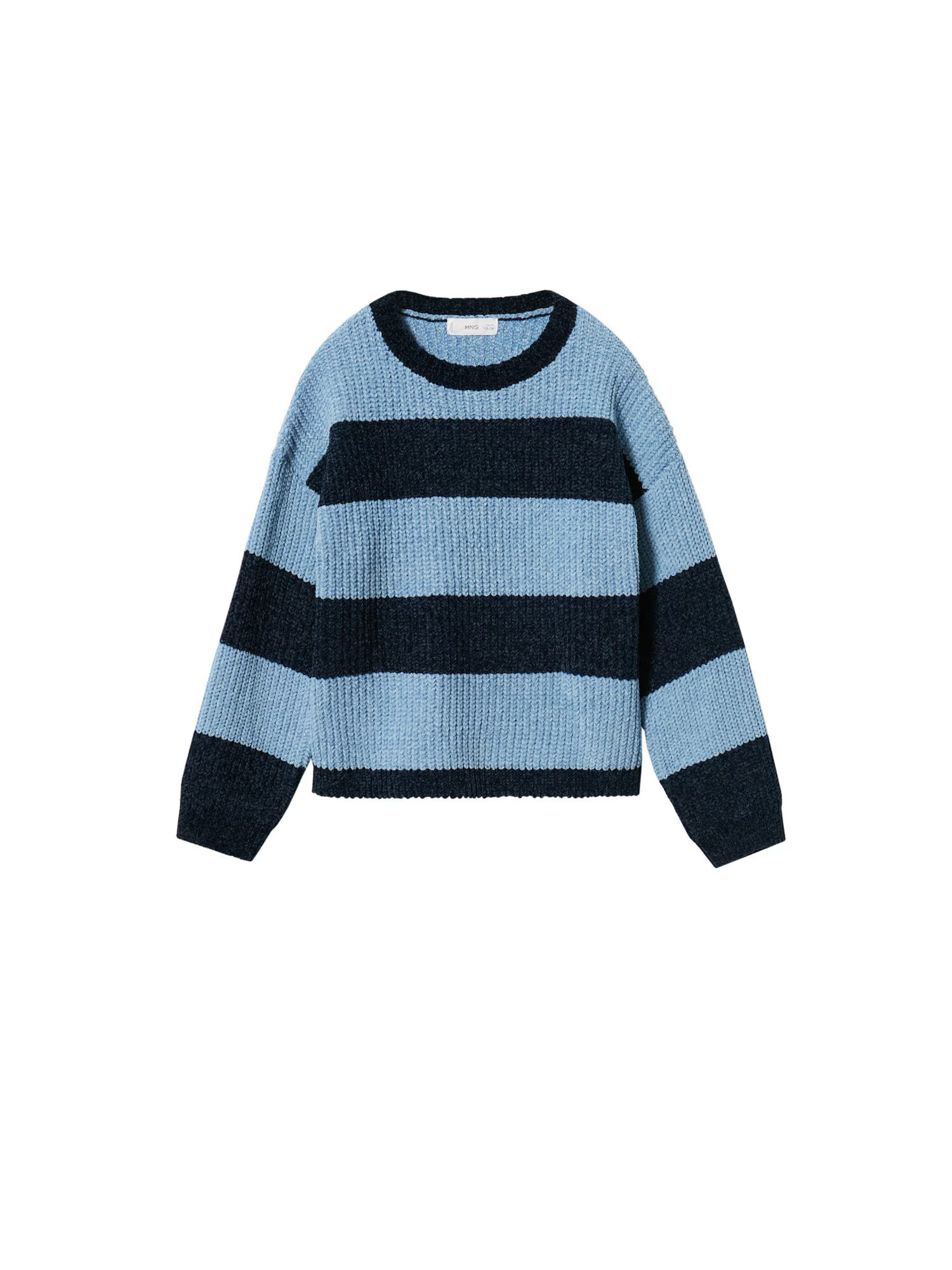 MANGO KIDS Pulover 'MARIA' albastru deschis / verde petrol - Pled.ro