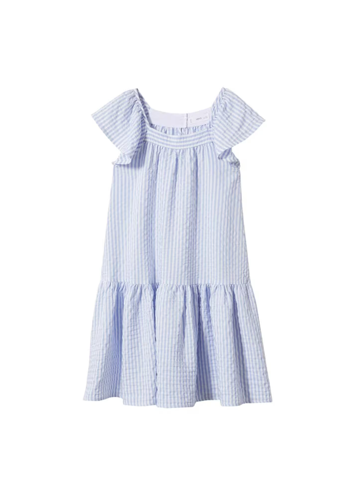 MANGO KIDS Rochie 'Alguer' albastru deschis / alb - Pled.ro