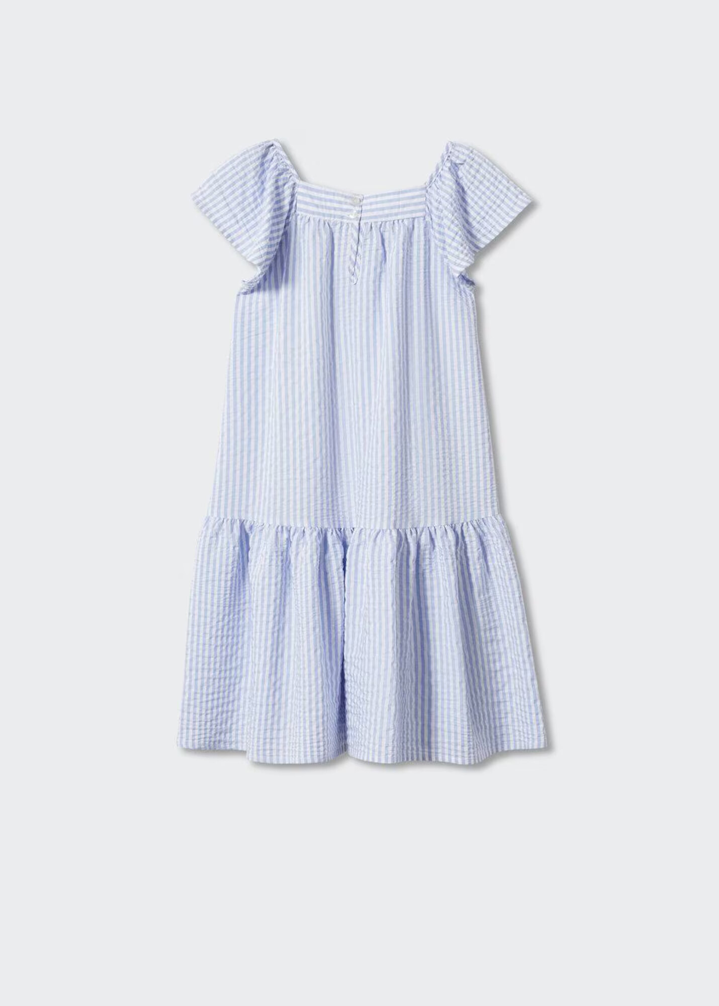 MANGO KIDS Rochie 'Alguer' albastru deschis / alb - Pled.ro