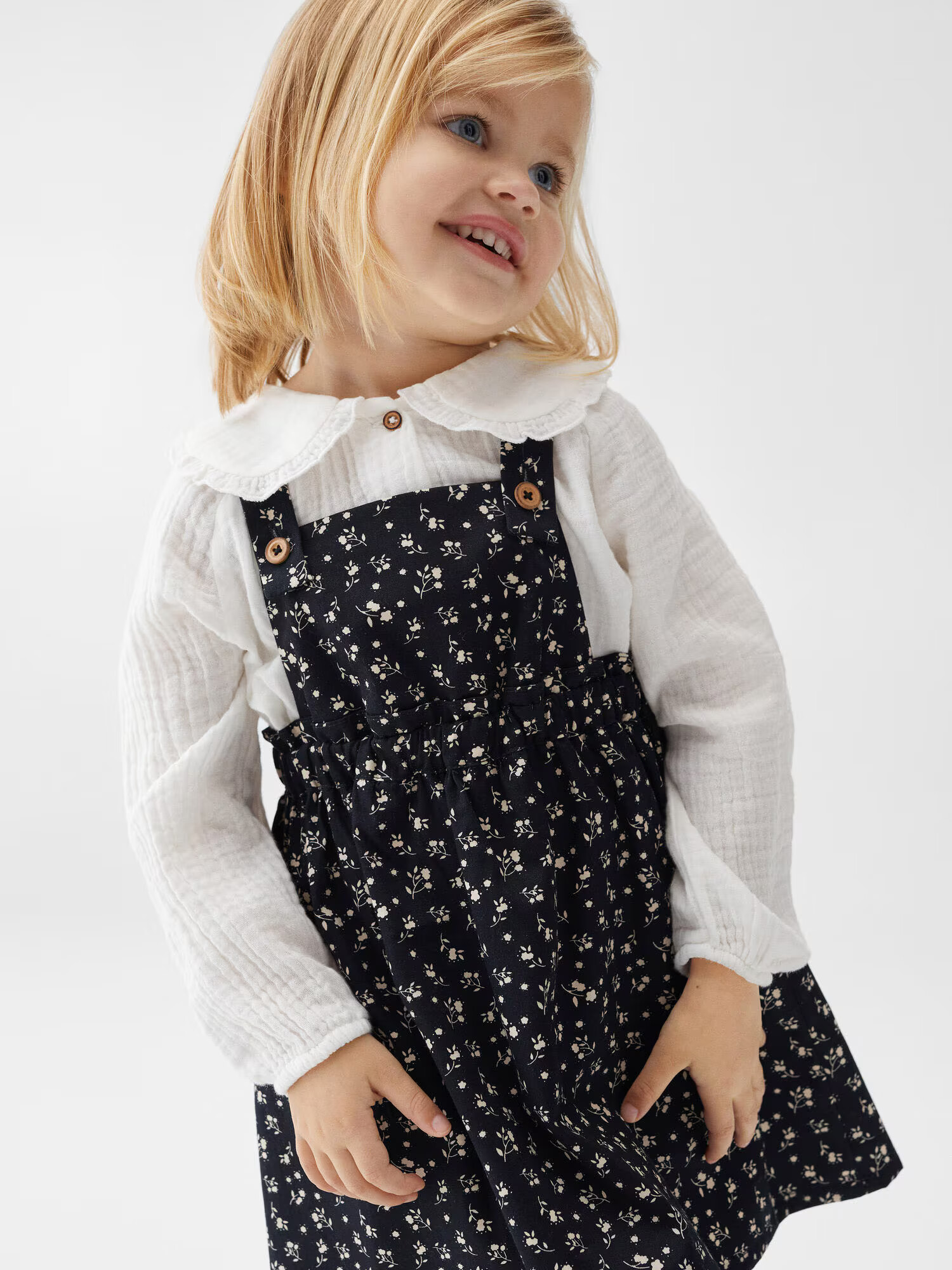 MANGO KIDS Rochie 'Idalia' bej / negru - Pled.ro