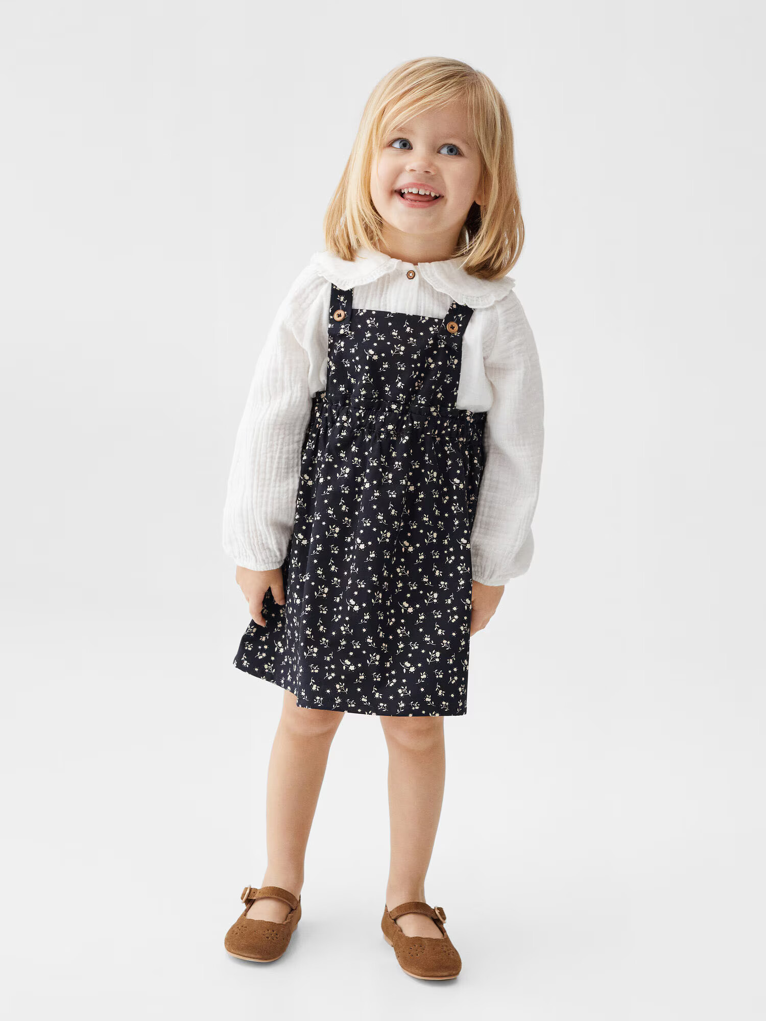 MANGO KIDS Rochie 'Idalia' bej / negru - Pled.ro