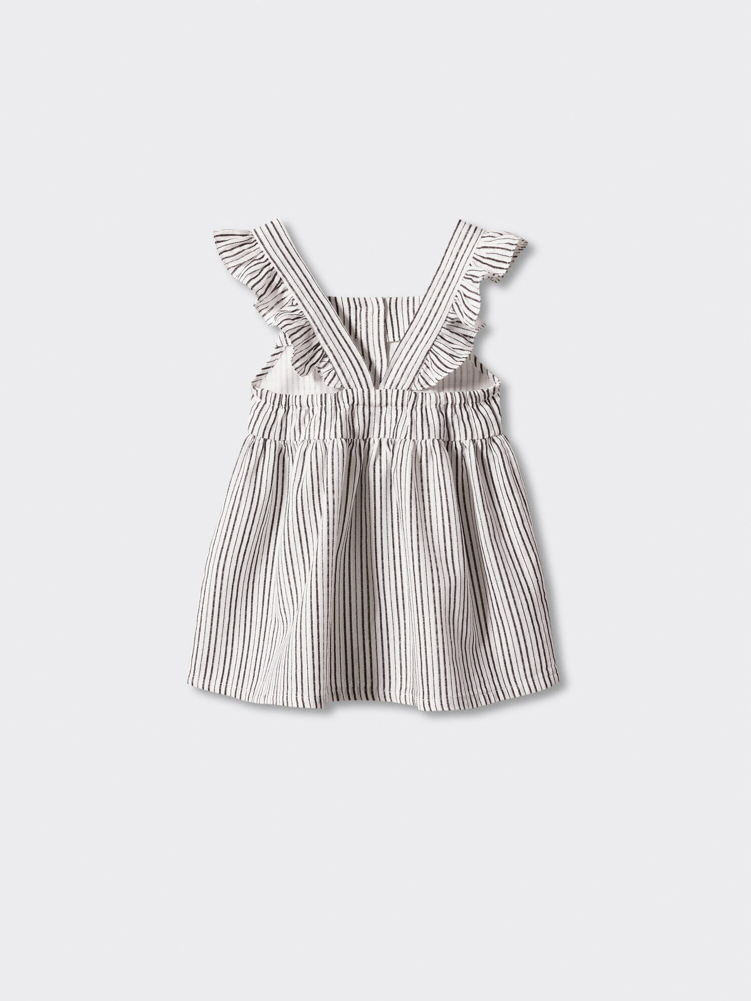 MANGO KIDS Rochie negru / alb coajă de ou - Pled.ro