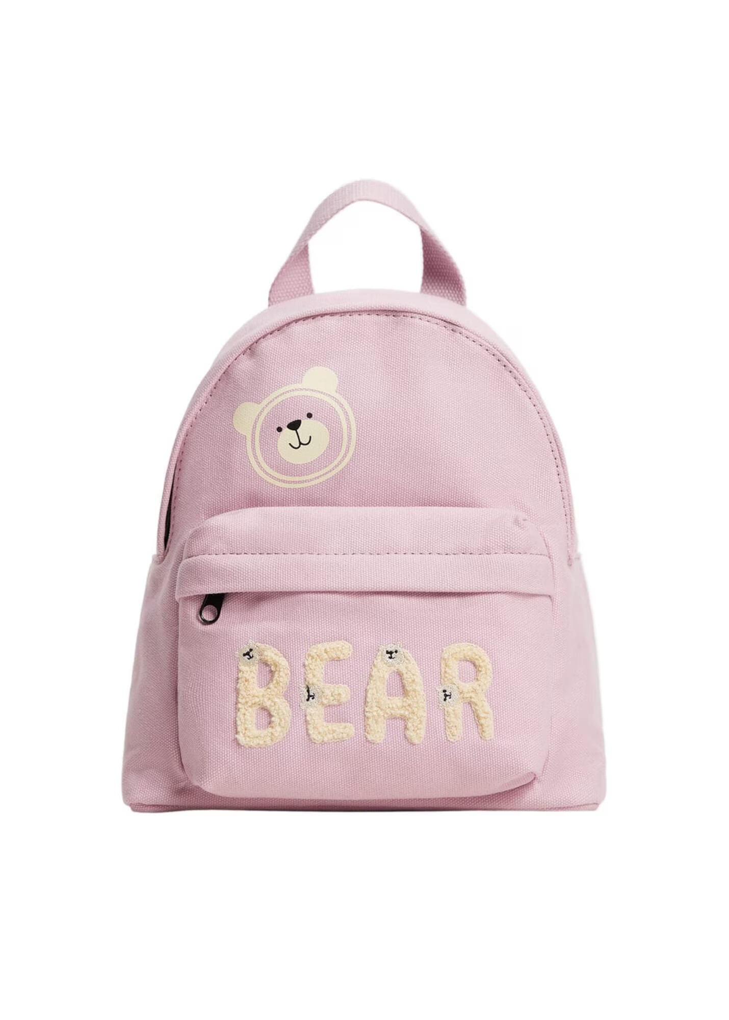 MANGO KIDS Rucsac galben deschis / roz pastel / negru - Pled.ro