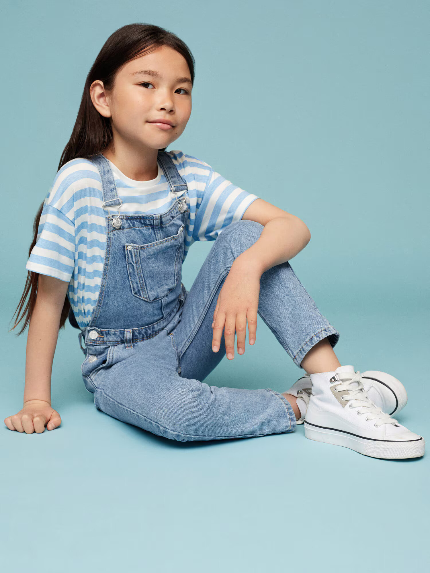 MANGO KIDS Salopetă 'AMARA' albastru denim - Pled.ro