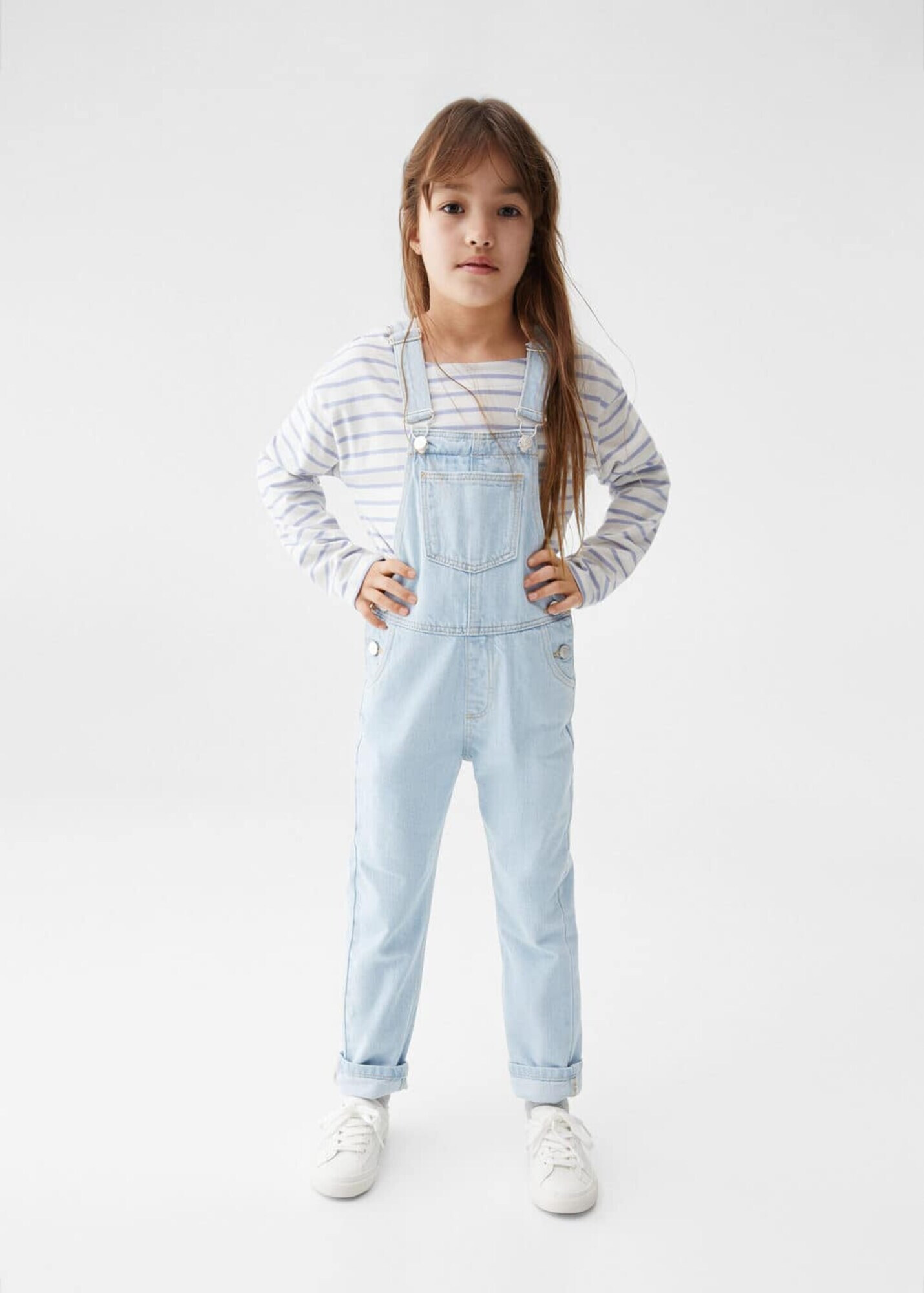 MANGO KIDS Salopetă 'Amara' albastru denim - Pled.ro