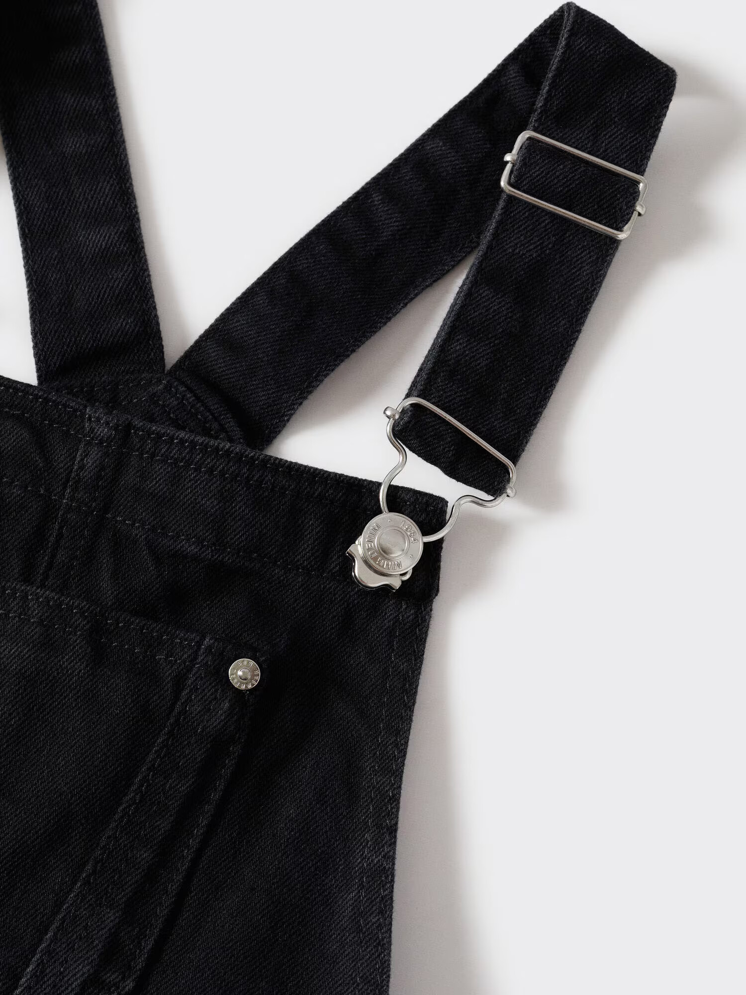 MANGO KIDS Salopetă 'Amara' negru denim - Pled.ro