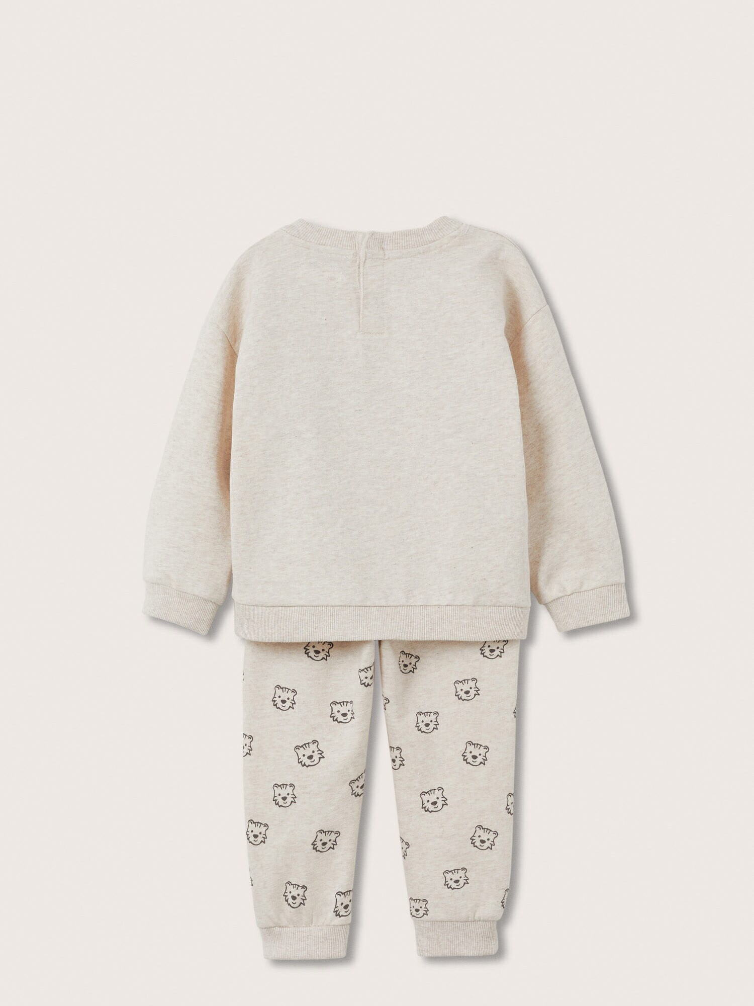 MANGO KIDS Set bej amestecat / maro / gri metalic - Pled.ro