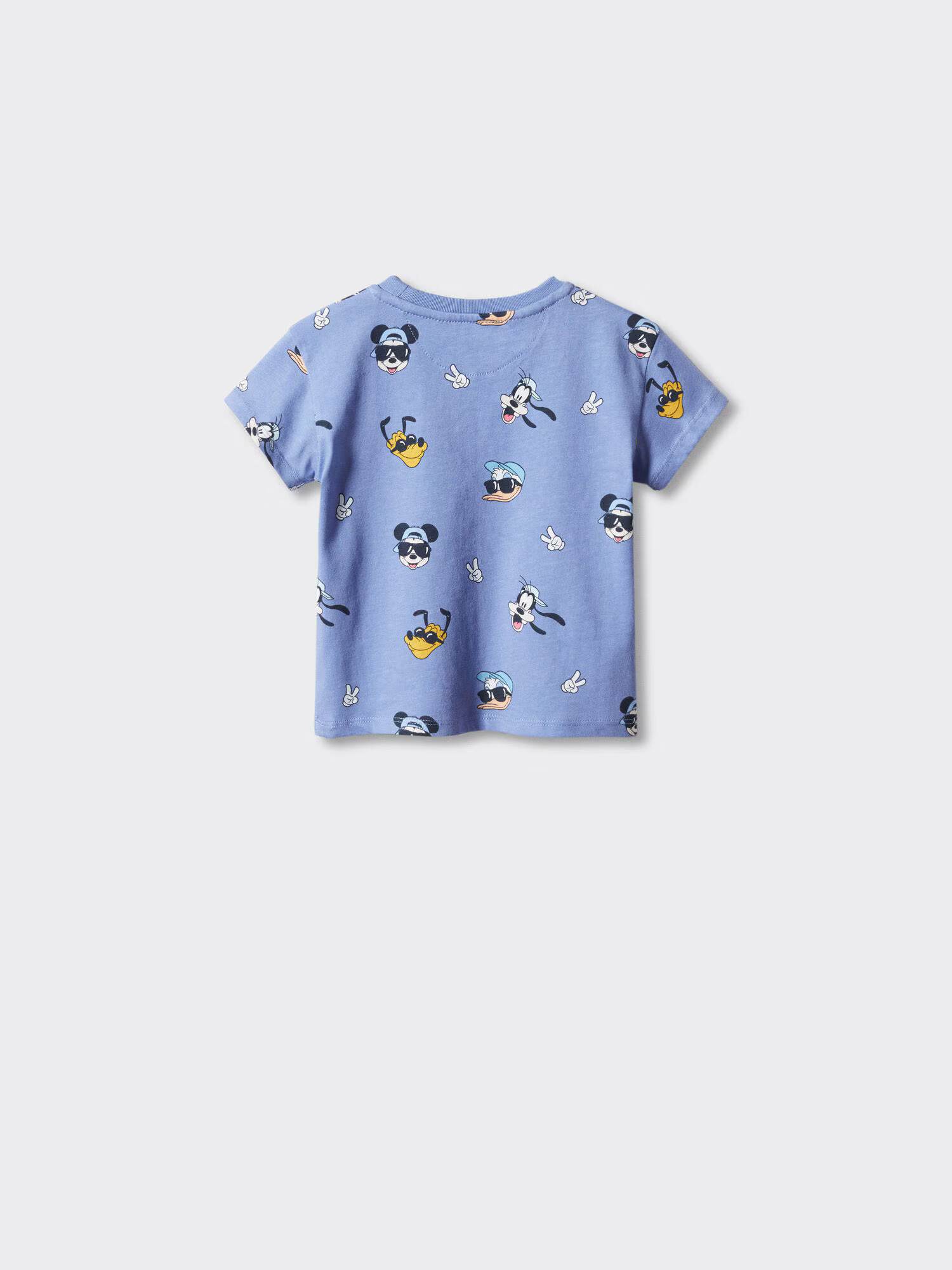 MANGO KIDS Tricou albastru / bleumarin / galben curry / alb - Pled.ro