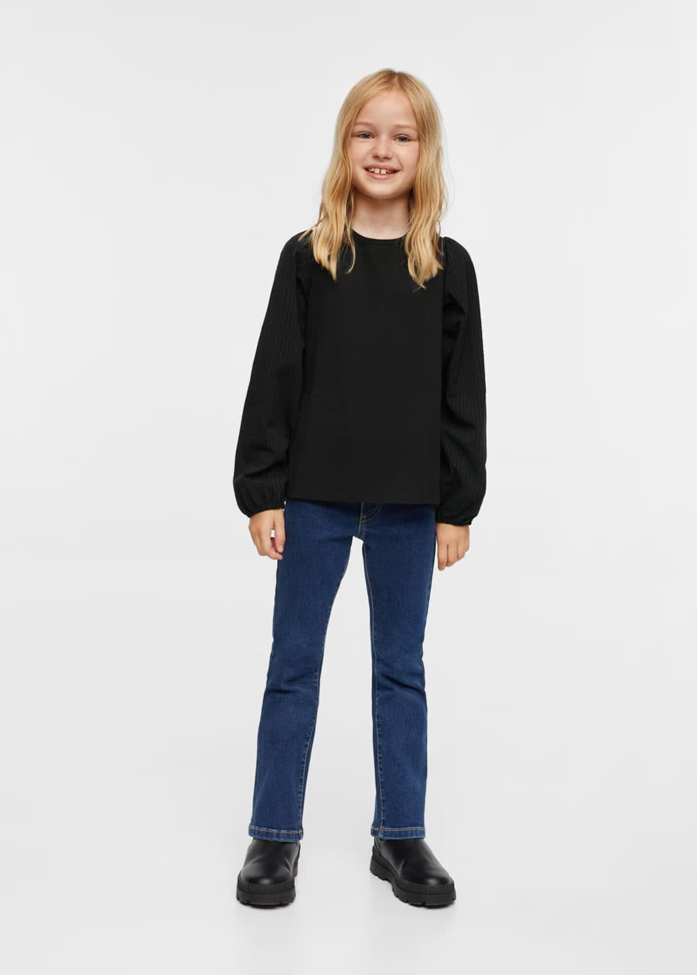 MANGO KIDS Tricou 'Betty' negru - Pled.ro