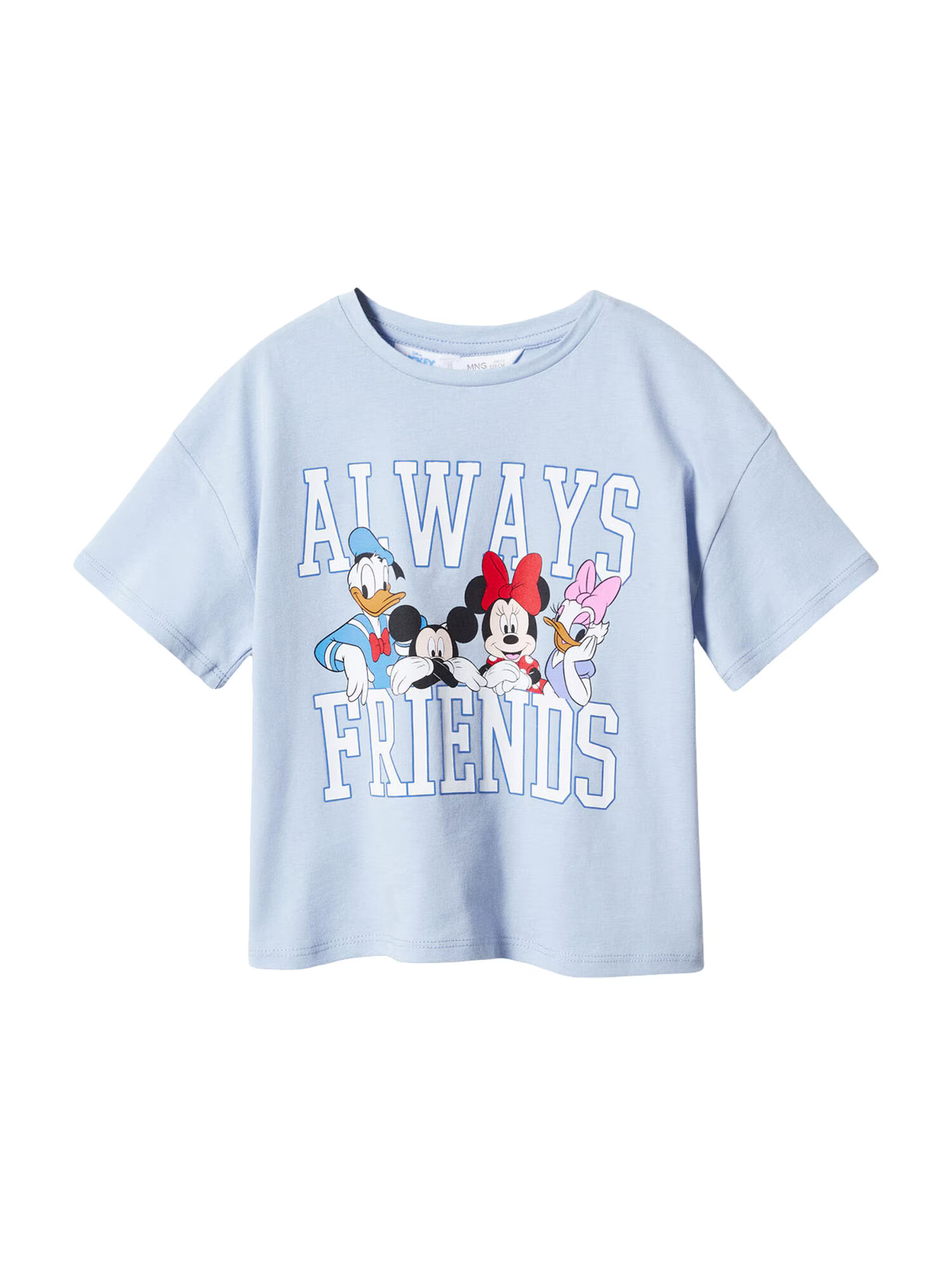 MANGO KIDS Tricou 'FRIENMC' albastru deschis / mai multe culori - Pled.ro