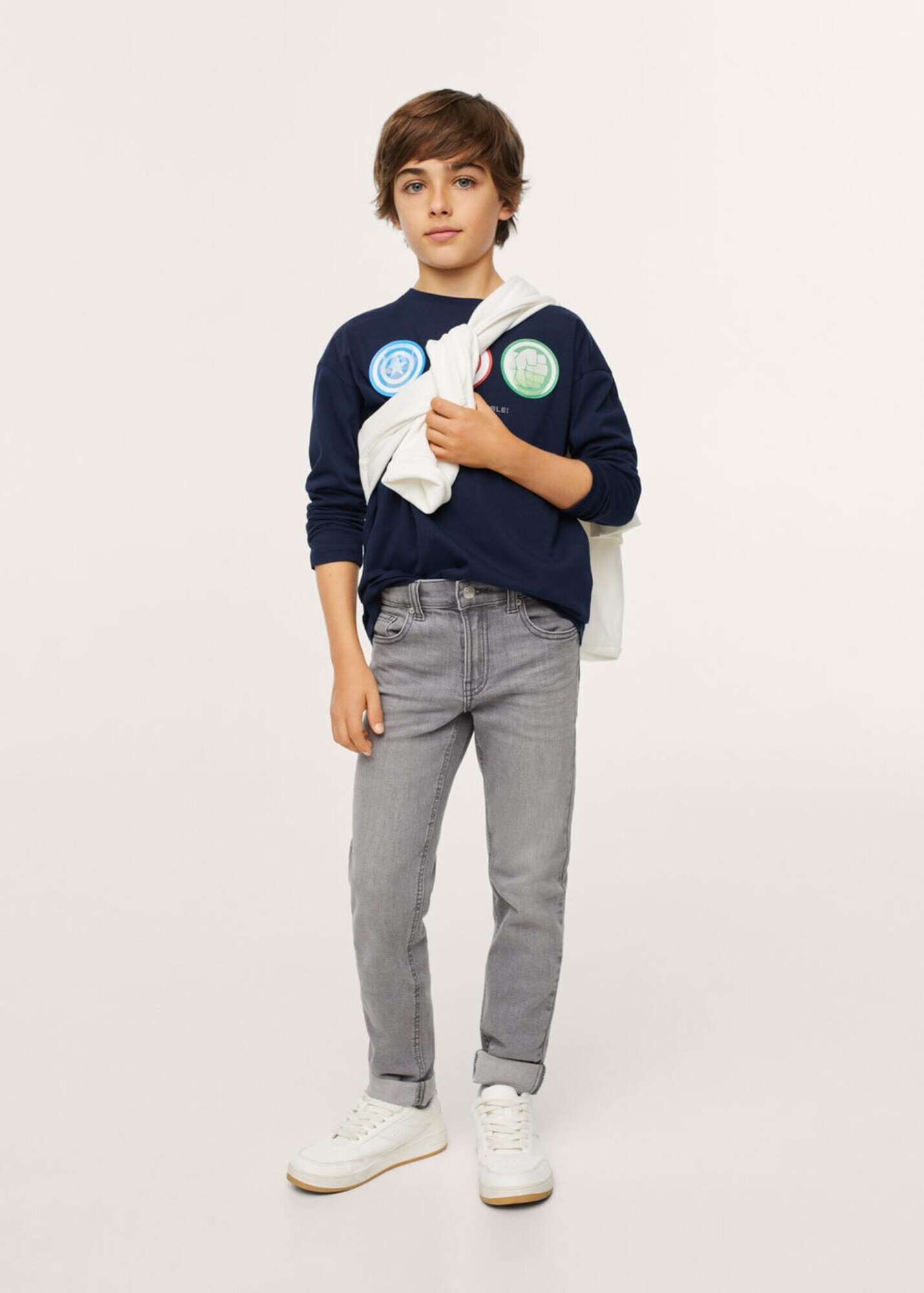 MANGO KIDS Tricou 'Icons' bleumarin - Pled.ro