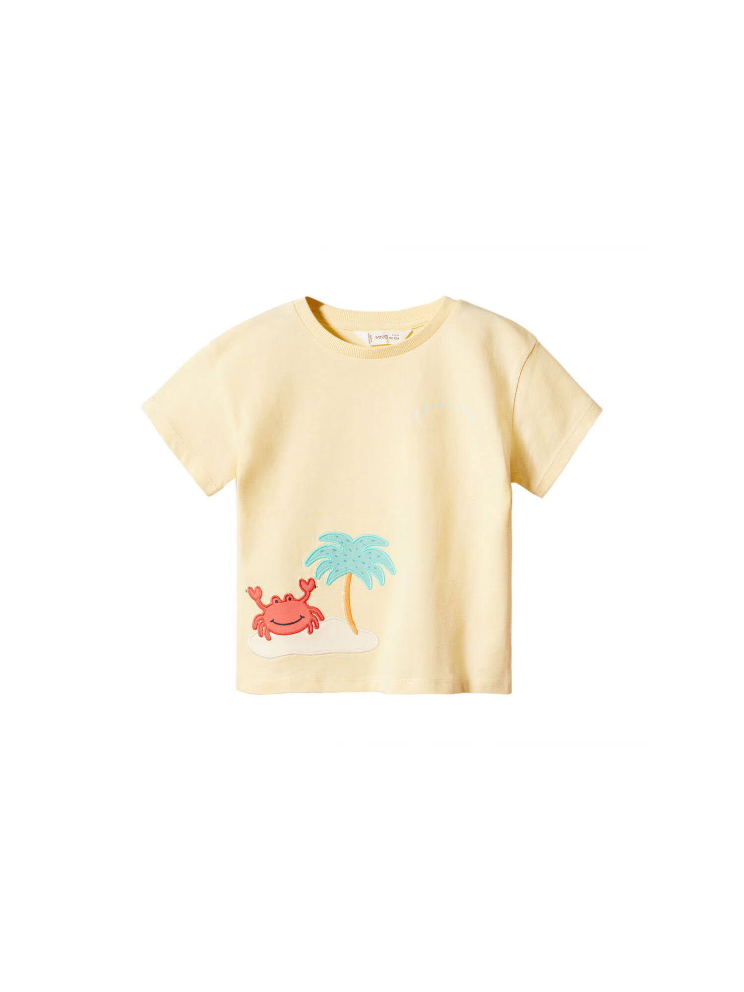 MANGO KIDS Tricou 'ISLA' turcoaz / galben / portocaliu / roșu - Pled.ro