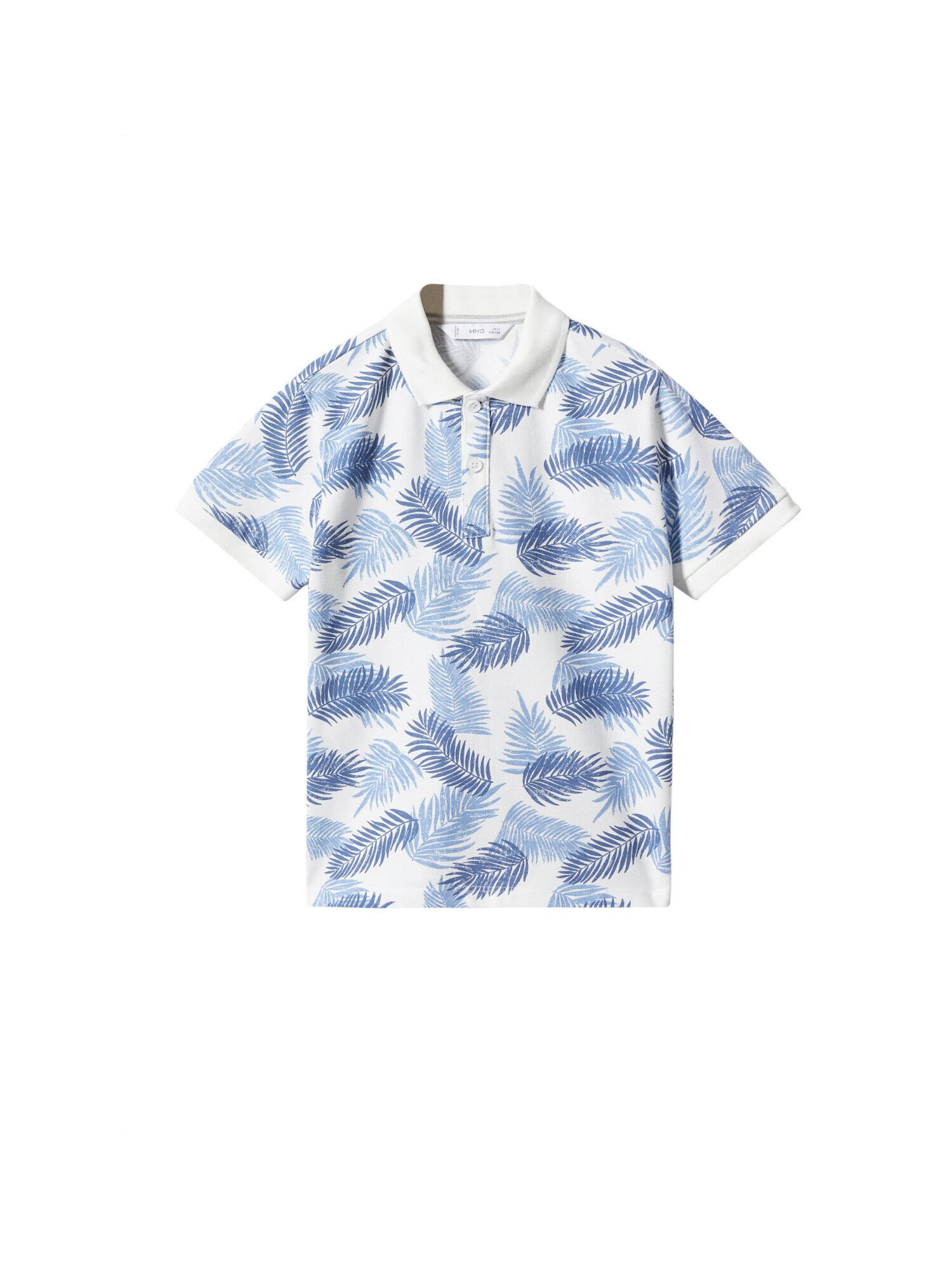 MANGO KIDS Tricou 'JAVIER4P' ecru / bleumarin / albastru deschis - Pled.ro