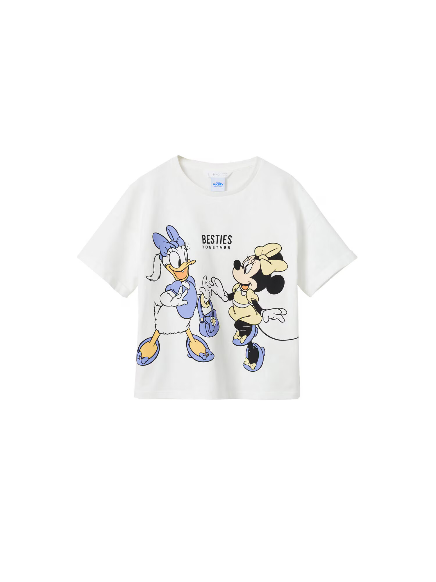 MANGO KIDS Tricou 'MBESTIES' mai multe culori / alb murdar - Pled.ro