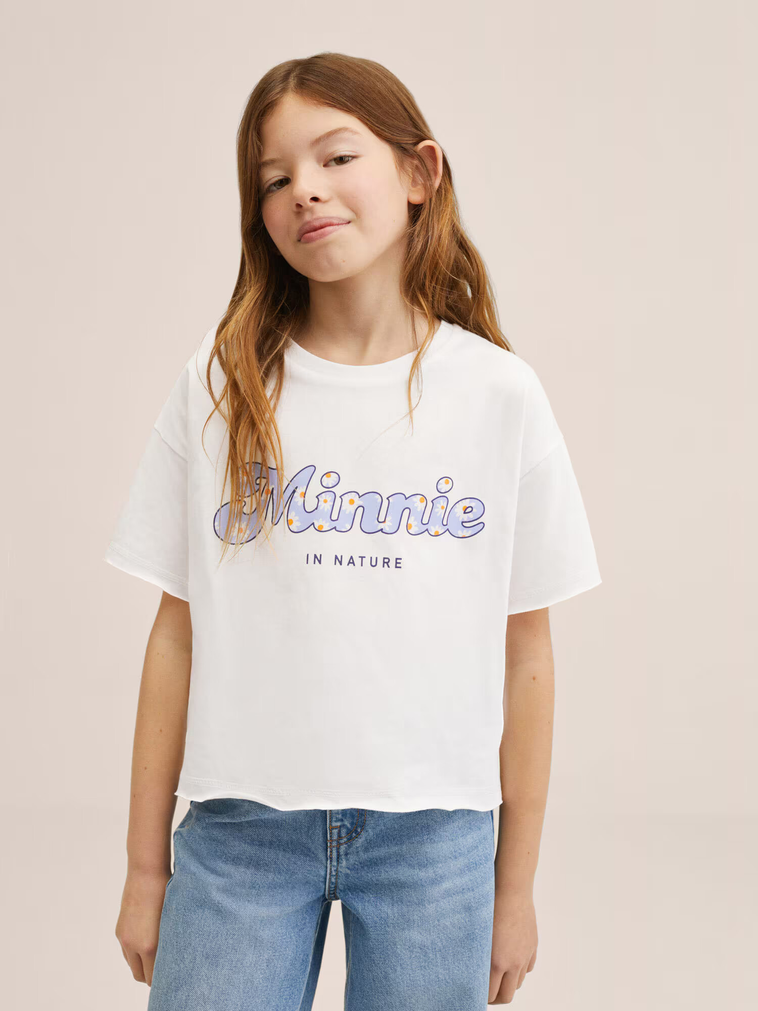 MANGO KIDS Tricou 'MNATURE' bleumarin / albastru deschis / galben auriu / alb murdar - Pled.ro