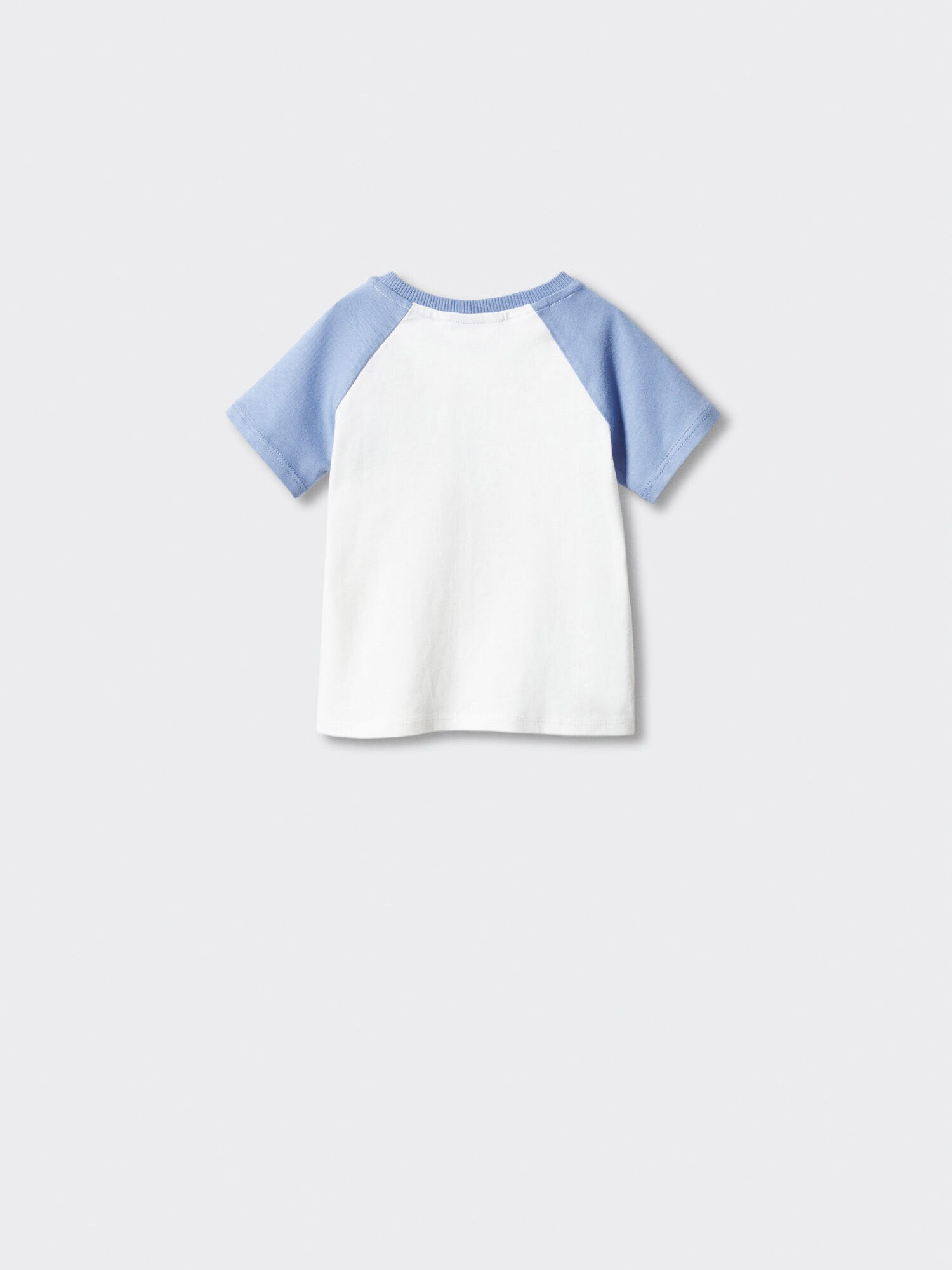 MANGO KIDS Tricou 'PATIN' albastru fumuriu / roșu / negru / alb - Pled.ro