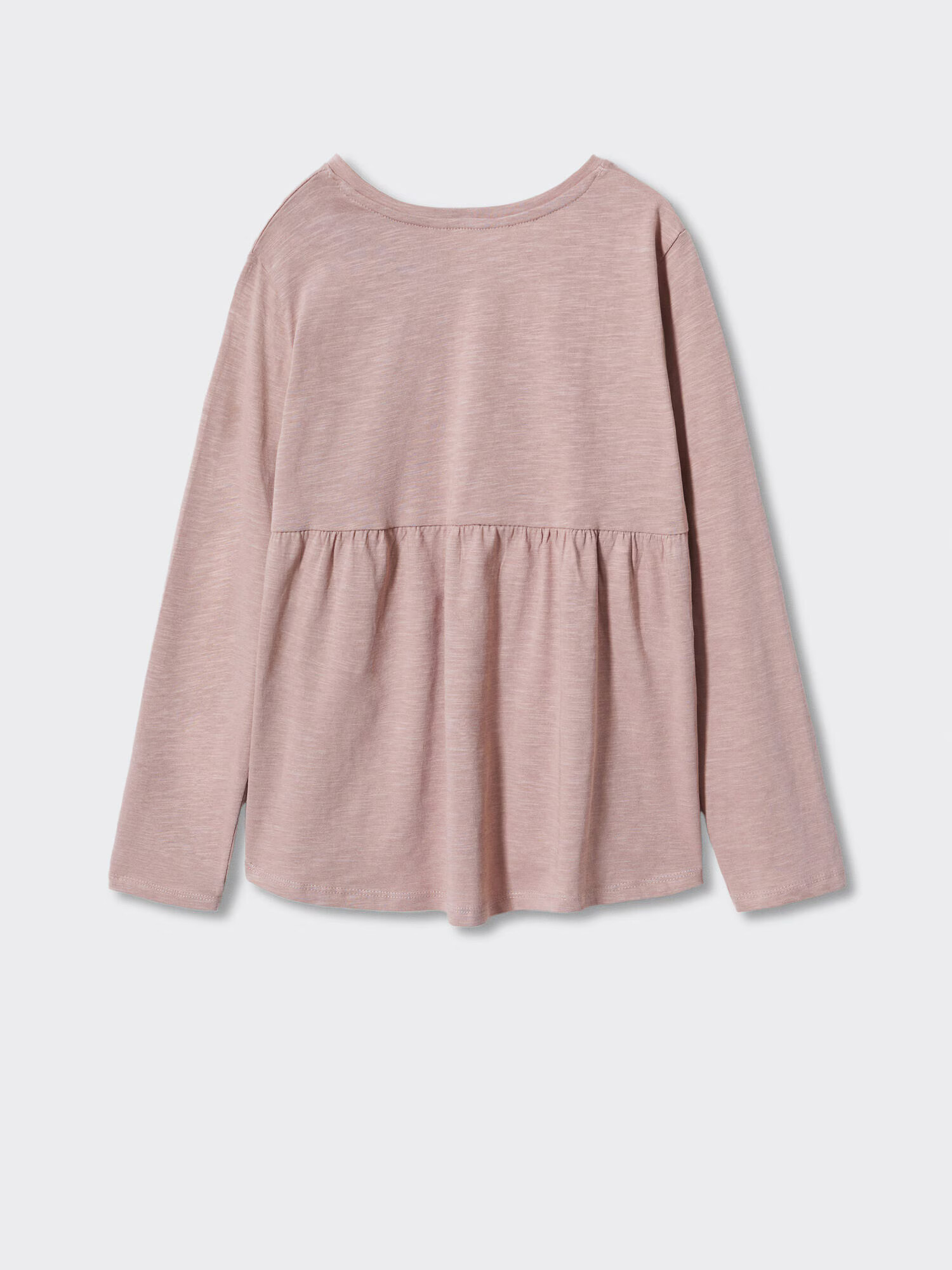 MANGO KIDS Tricou 'PEPLUM' roz - Pled.ro