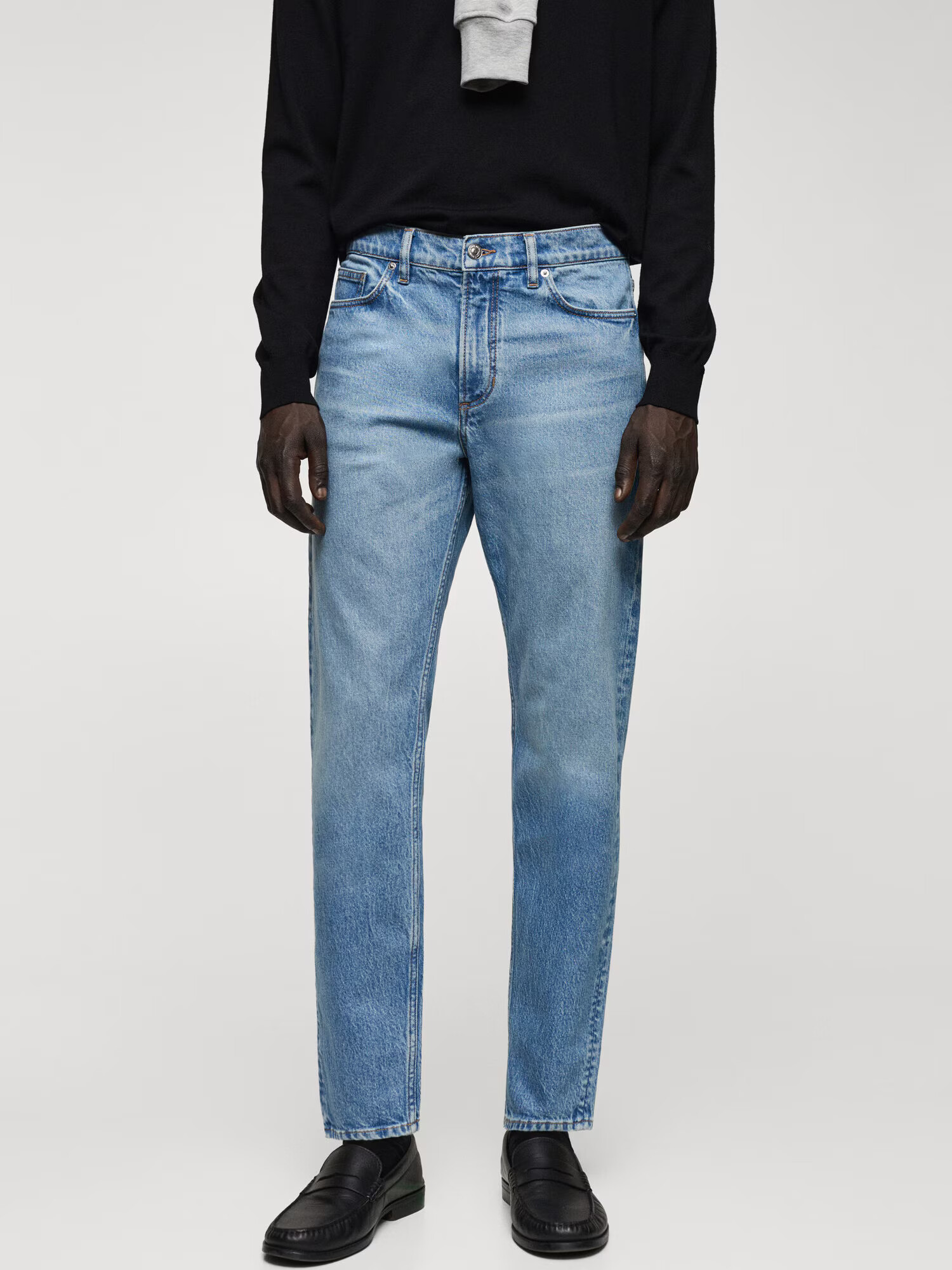 MANGO MAN Jeans 'Ben' albastru denim - Pled.ro