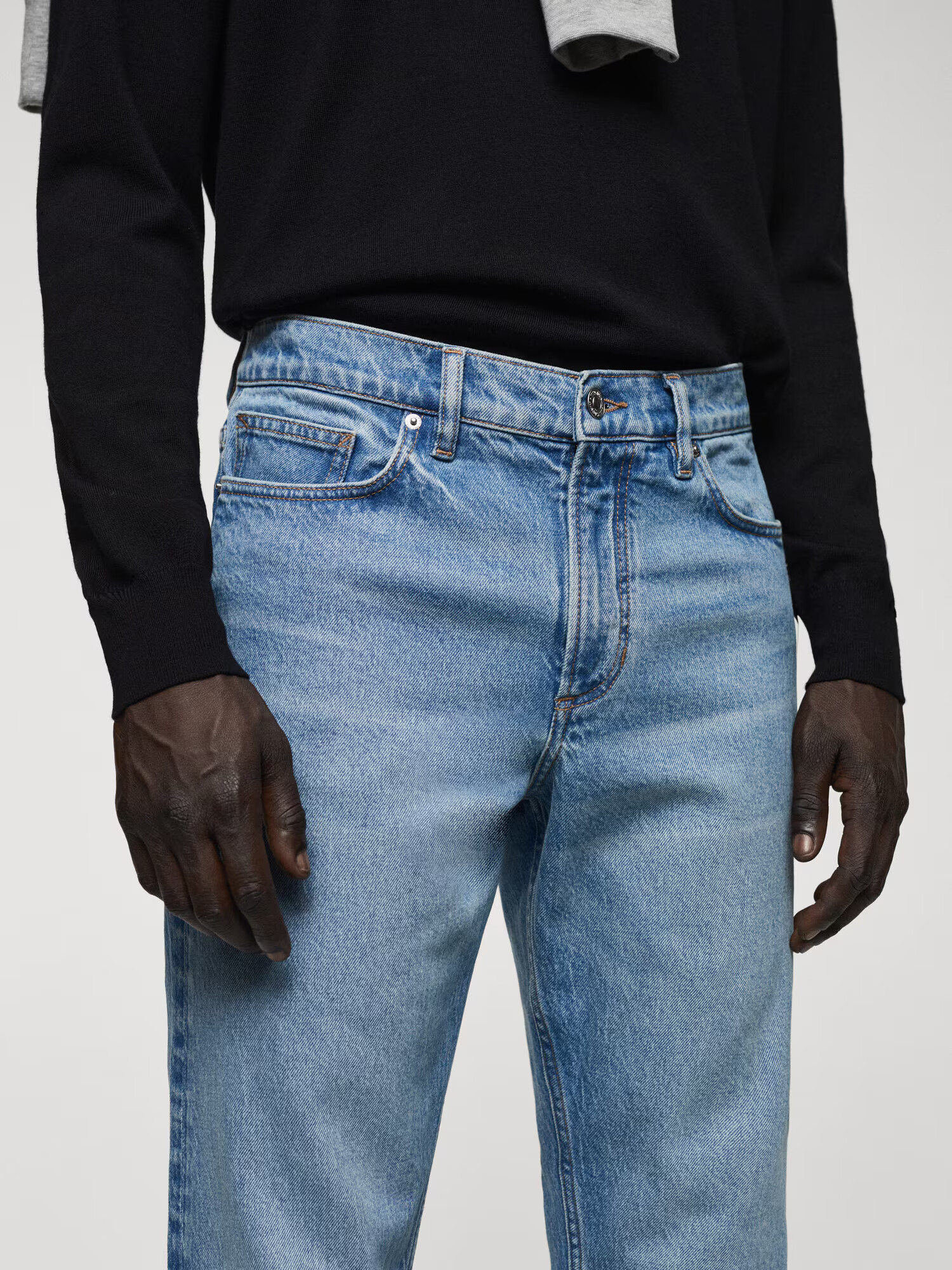 MANGO MAN Jeans 'Ben' albastru denim - Pled.ro