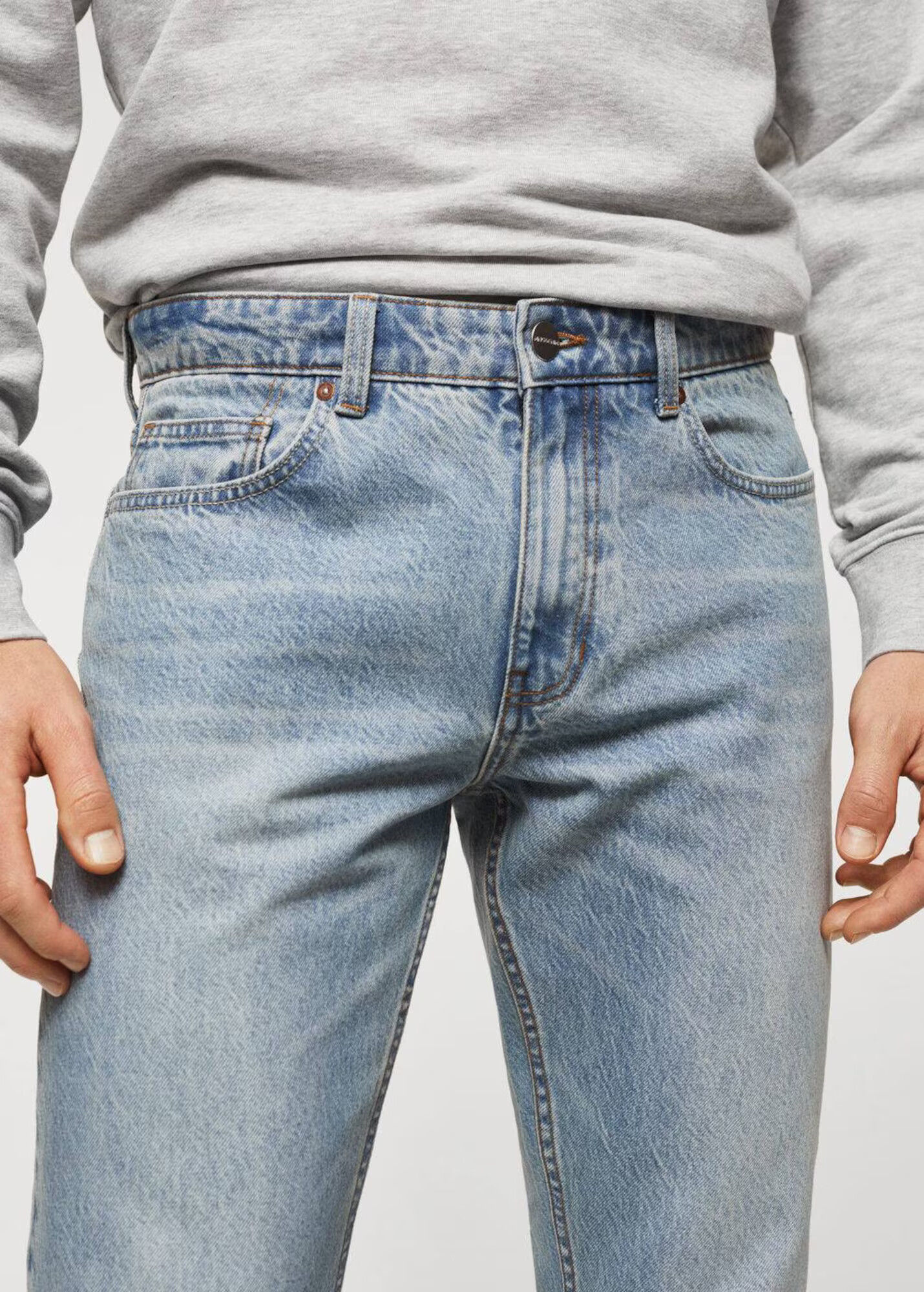 MANGO MAN Jeans 'Bob' albastru denim - Pled.ro