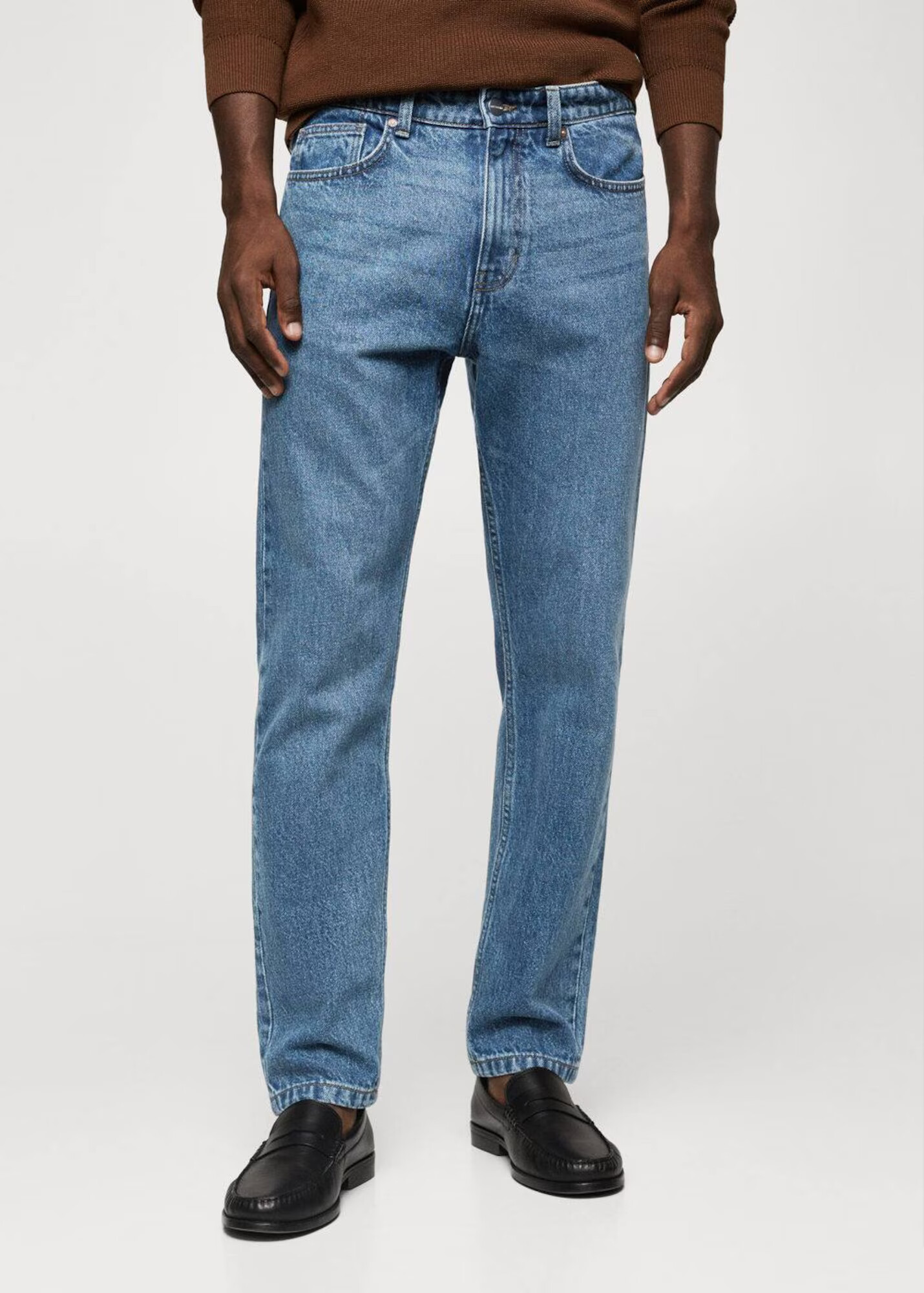 MANGO MAN Jeans 'bob' albastru închis - Pled.ro