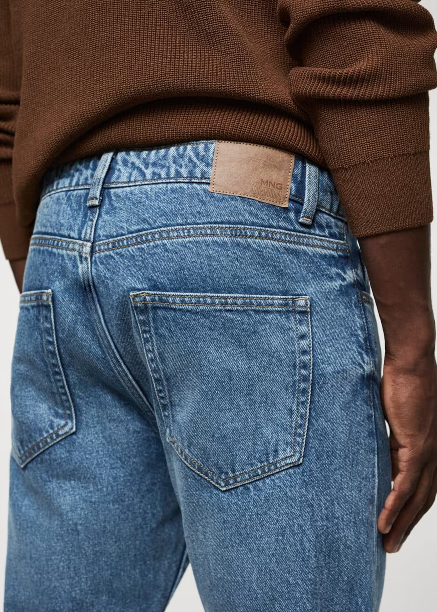 MANGO MAN Jeans 'bob' albastru închis - Pled.ro