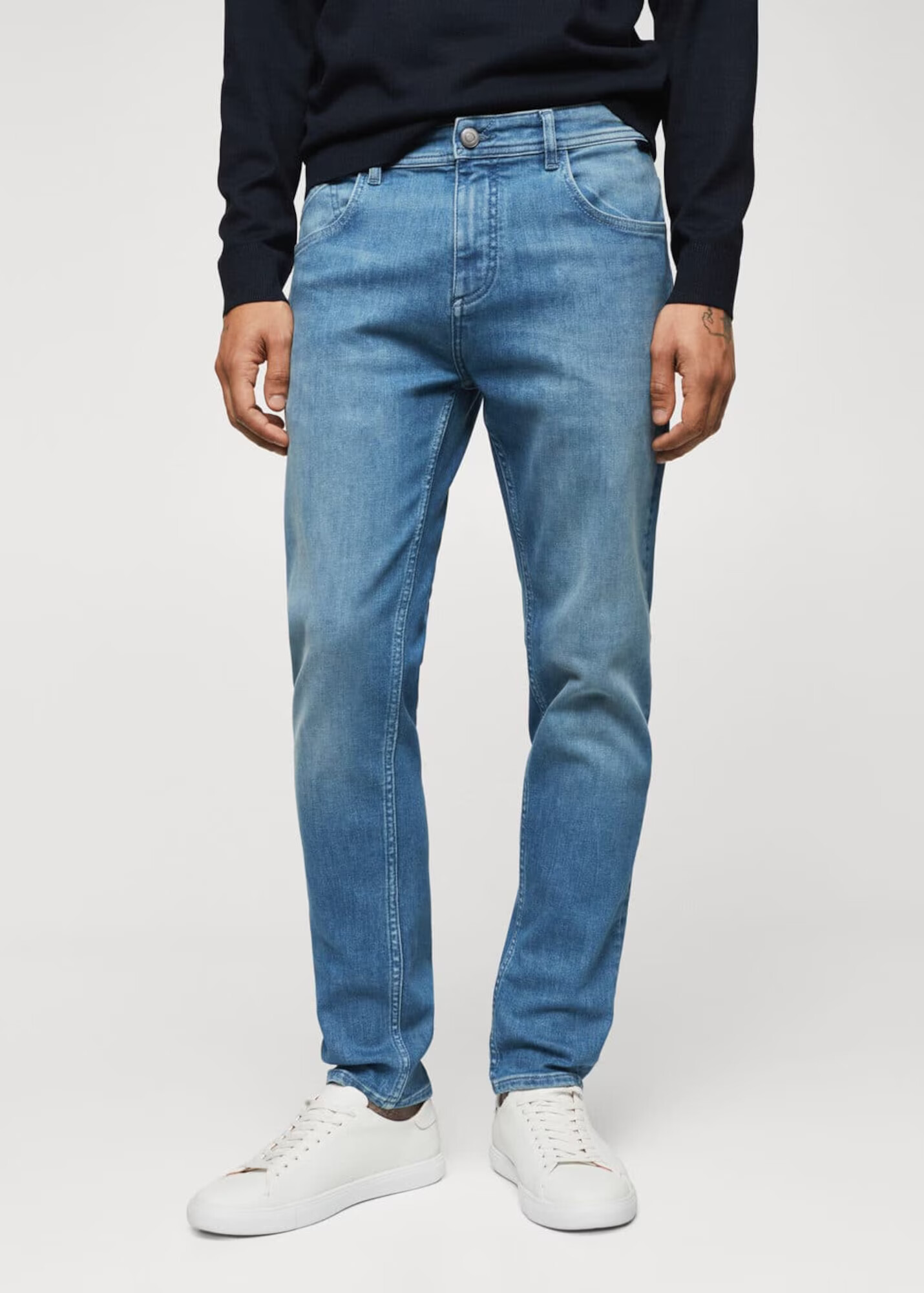 MANGO MAN Jeans 'Chris' albastru denim - Pled.ro