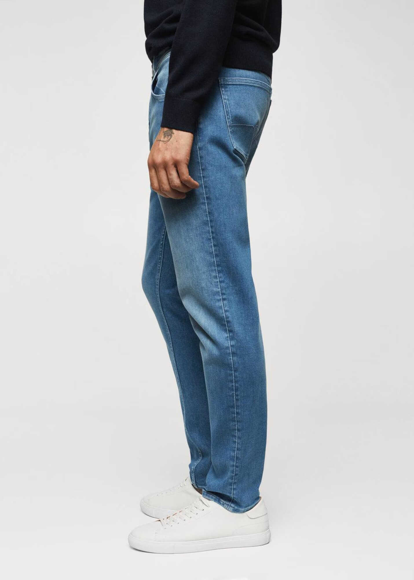 MANGO MAN Jeans 'Chris' albastru denim - Pled.ro