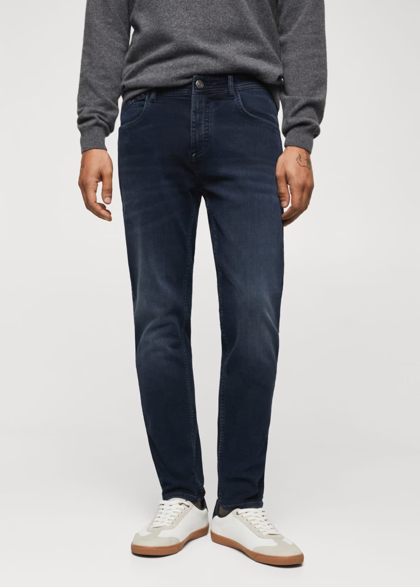 MANGO MAN Jeans 'Chris' albastru închis - Pled.ro