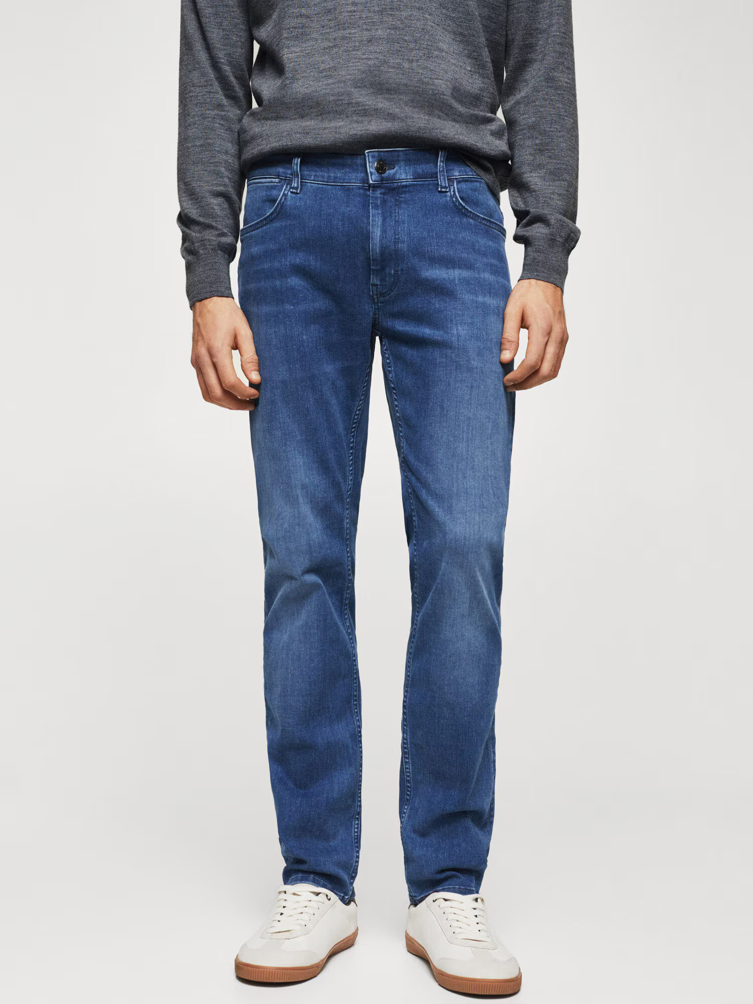 MANGO MAN Jeans 'Patrick' albastru denim - Pled.ro