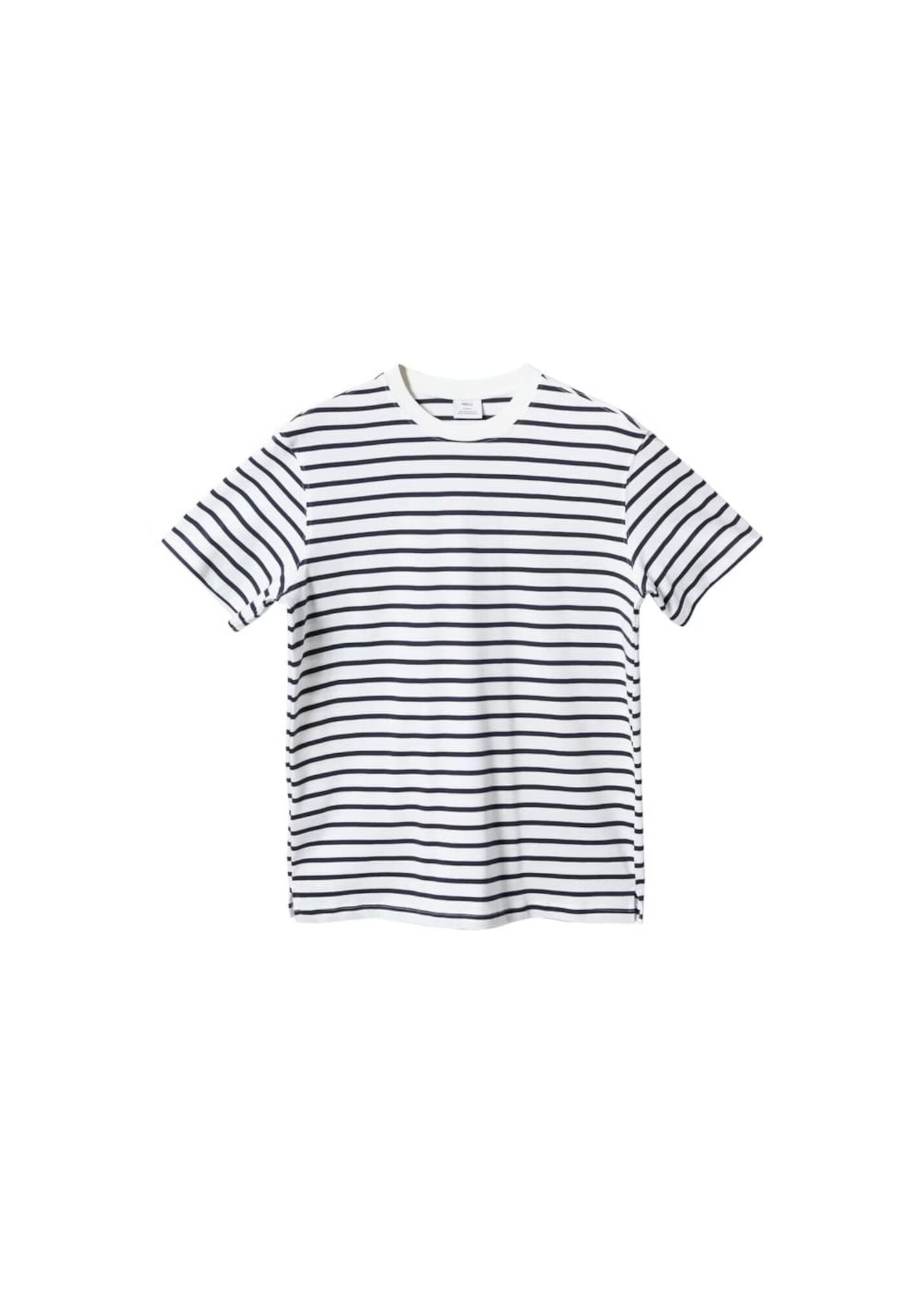 MANGO MAN Tricou albastru / alb - Pled.ro