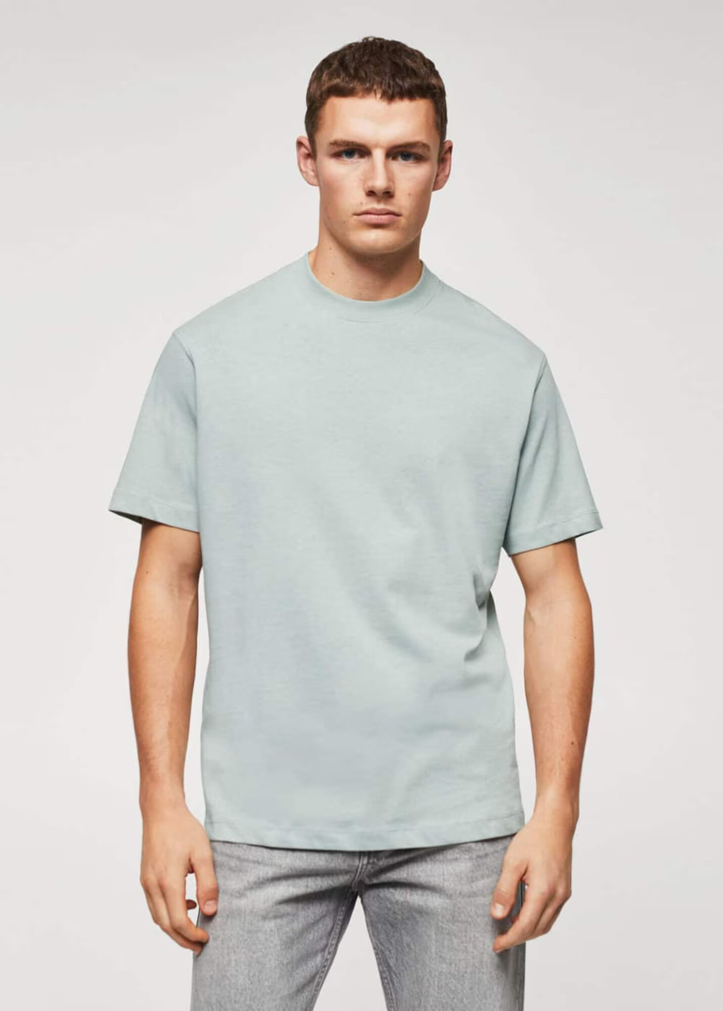 MANGO MAN Tricou 'anouk' verde - Pled.ro