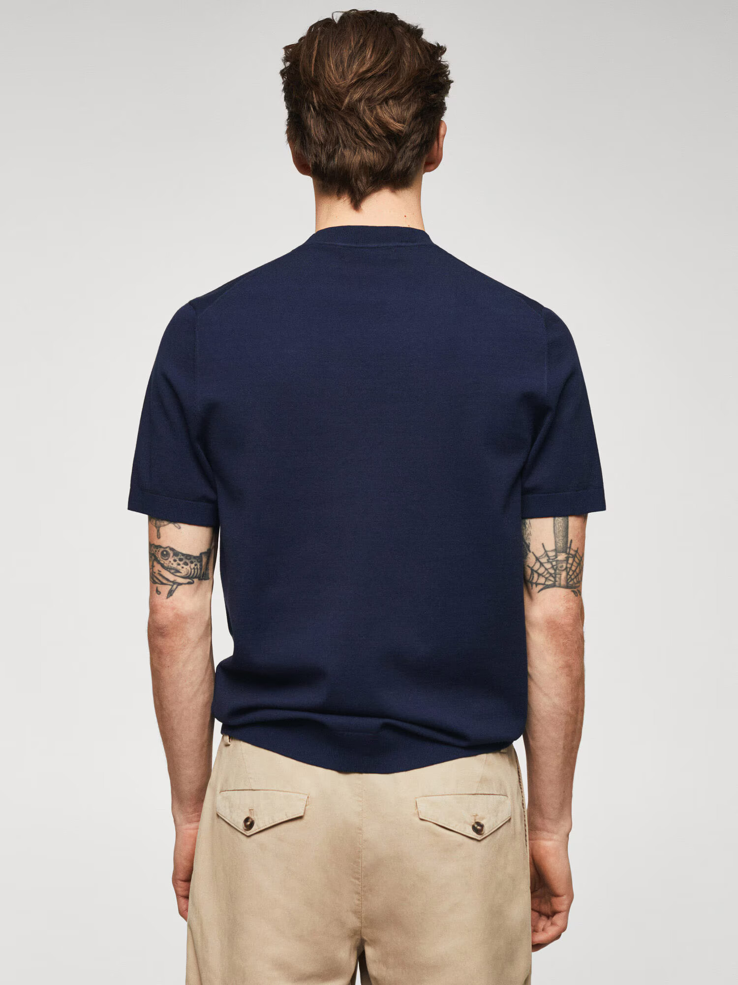 MANGO MAN Tricou 'Arraona' bleumarin - Pled.ro