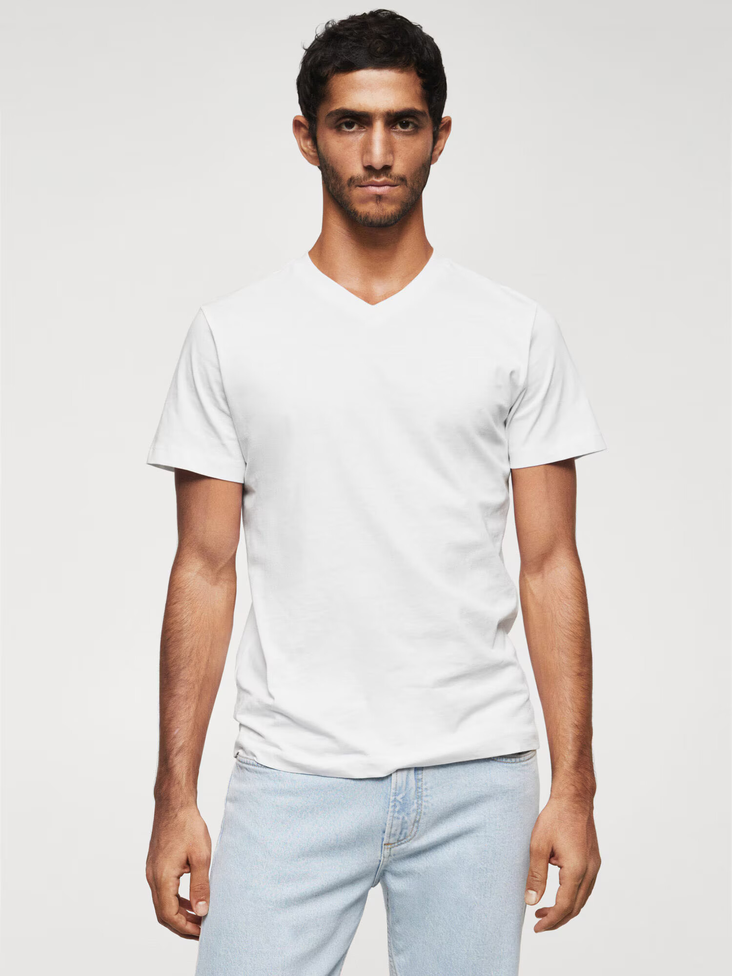 MANGO MAN Tricou 'CHELSEA' alb - Pled.ro