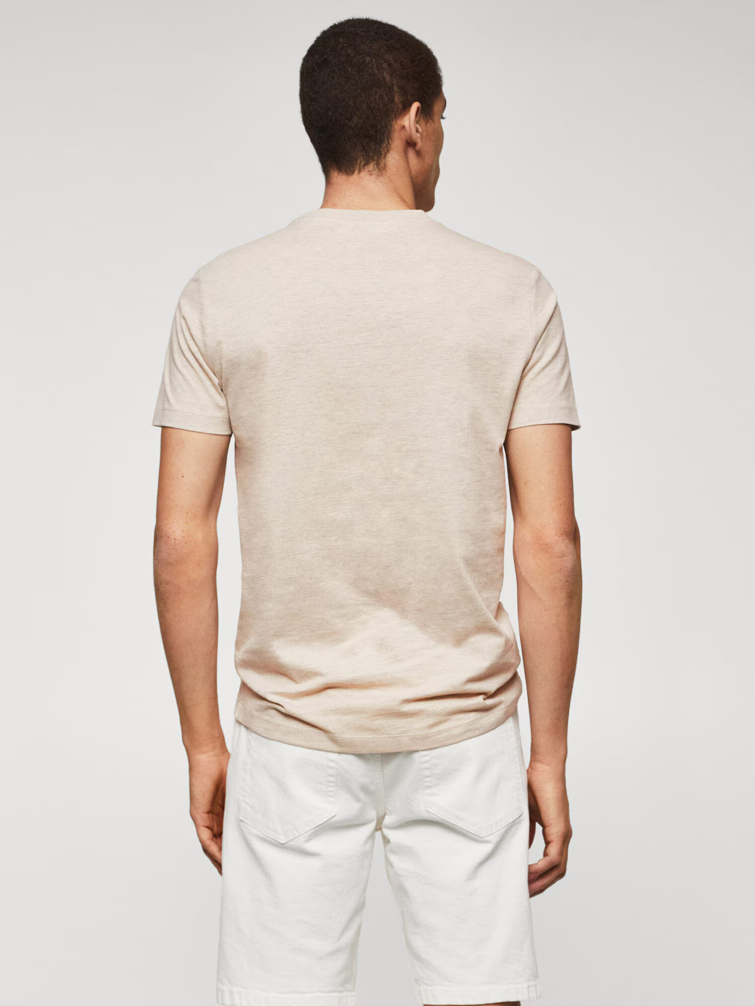 MANGO MAN Tricou 'CHERLO' bej deschis - Pled.ro