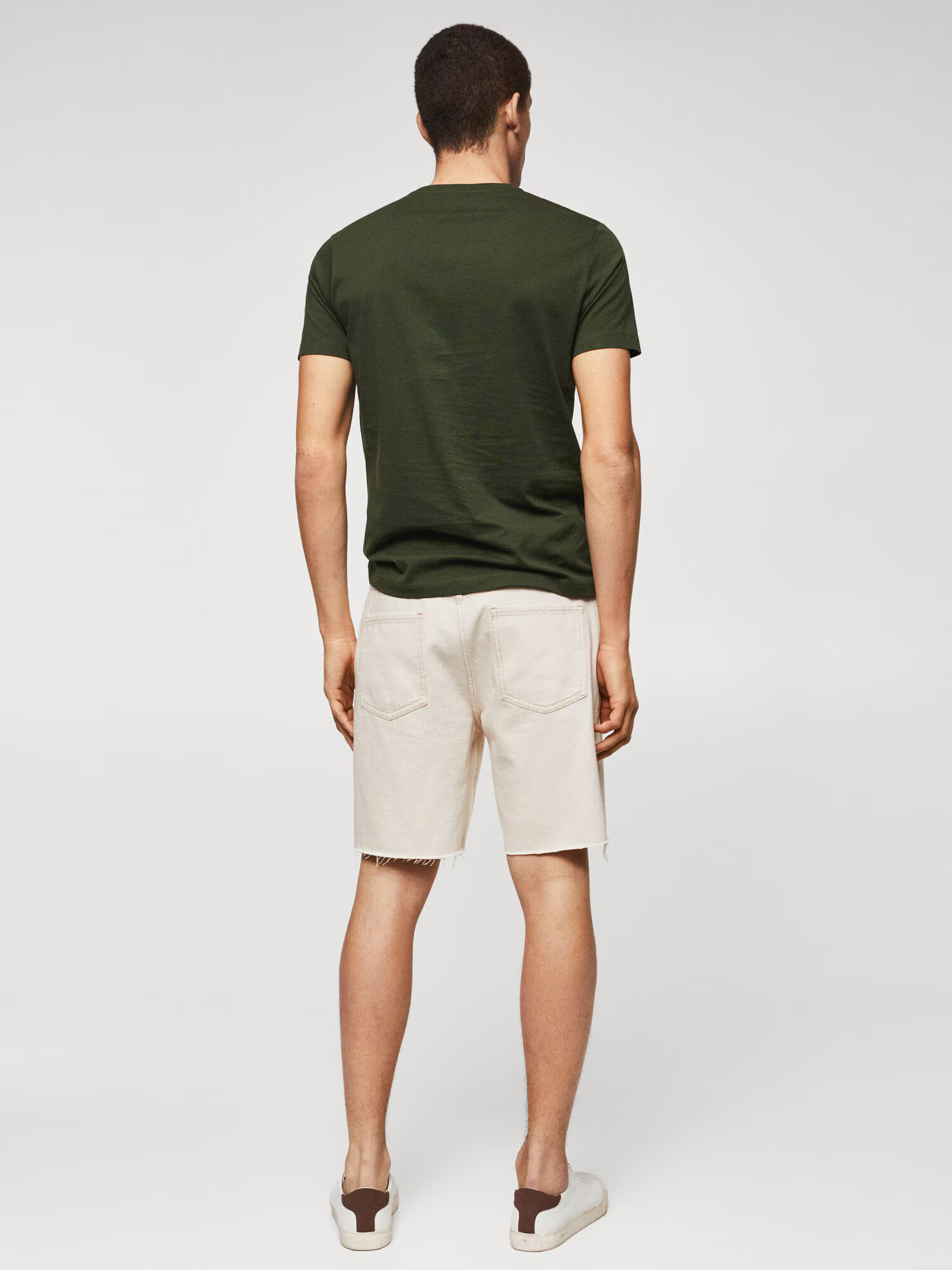 MANGO MAN Tricou 'CHERLO' verde pin - Pled.ro