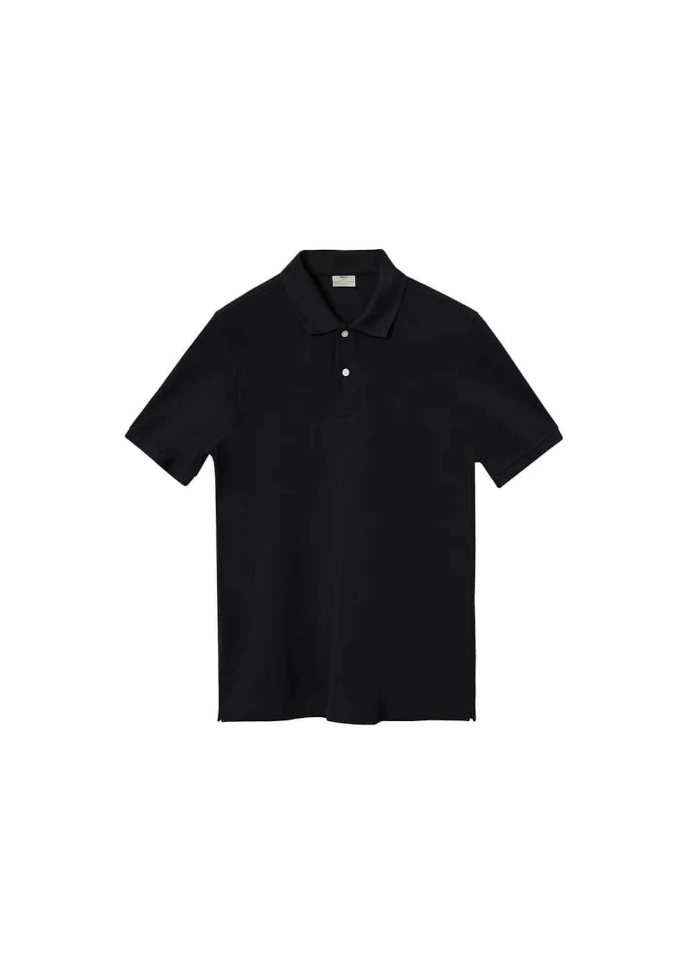 MANGO MAN Tricou 'Rea-Lh' negru / alb - Pled.ro