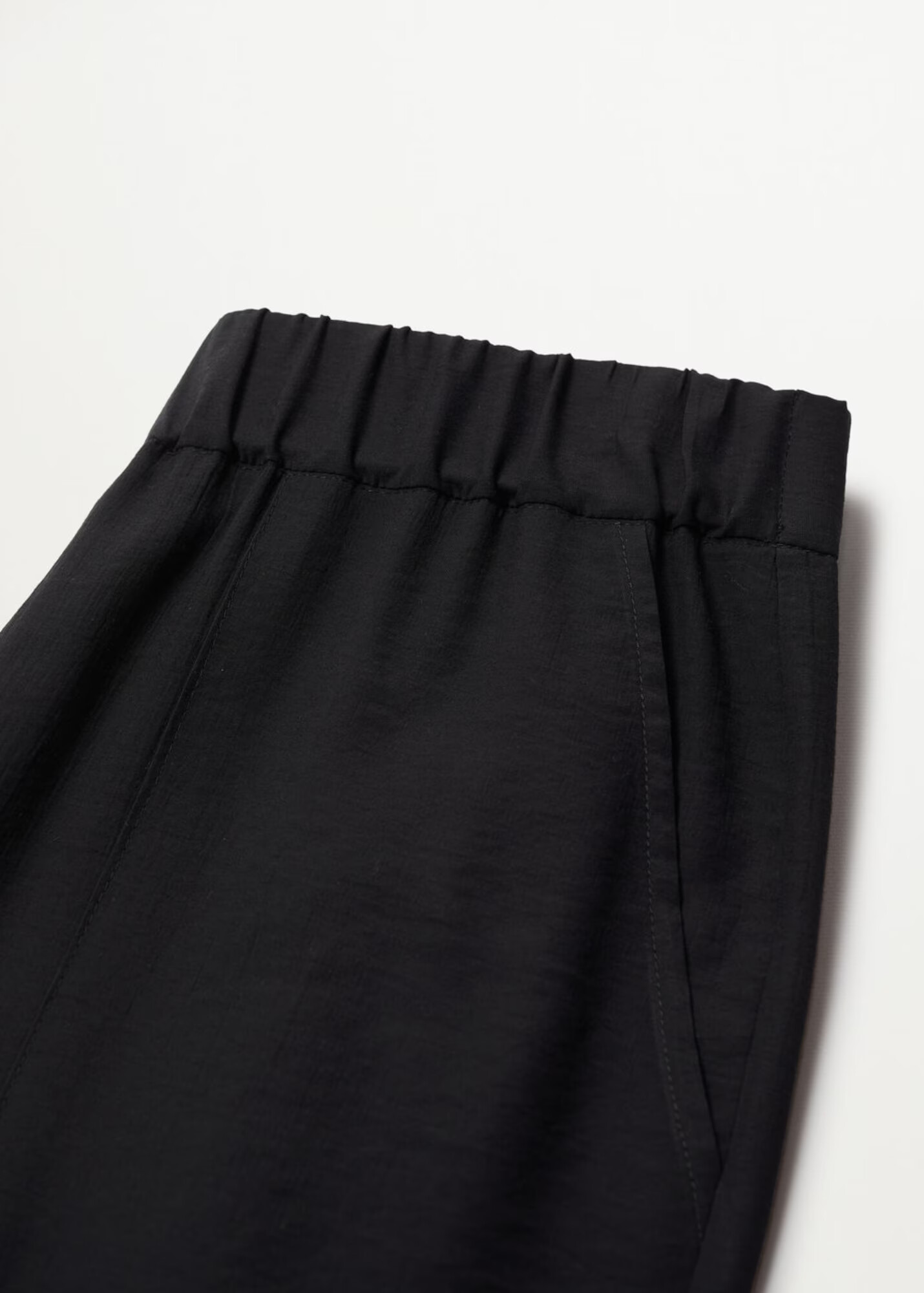 MANGO Pantaloni 'Bambu' negru - Pled.ro